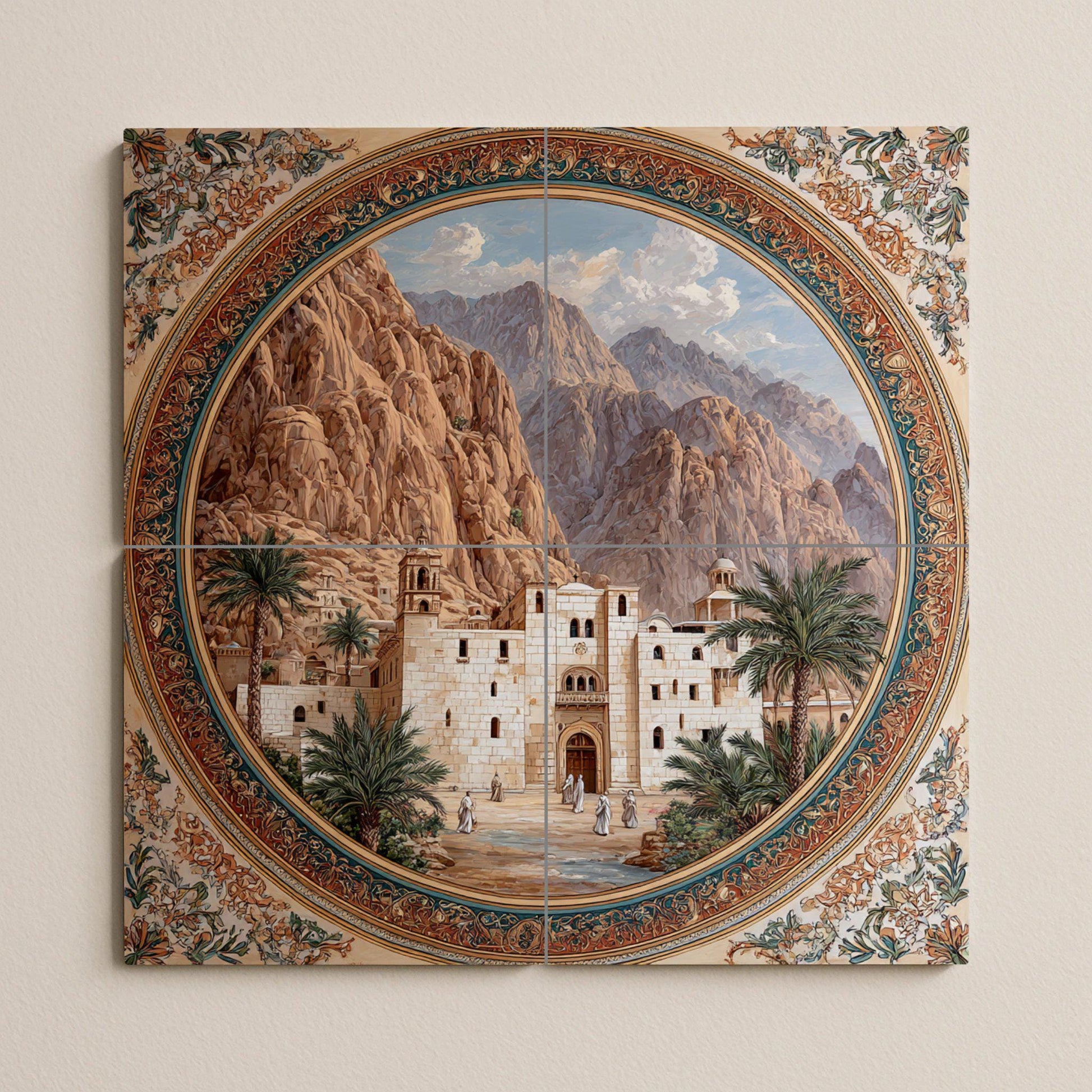 Mural de azulejos del Monasterio de Santa Catalina