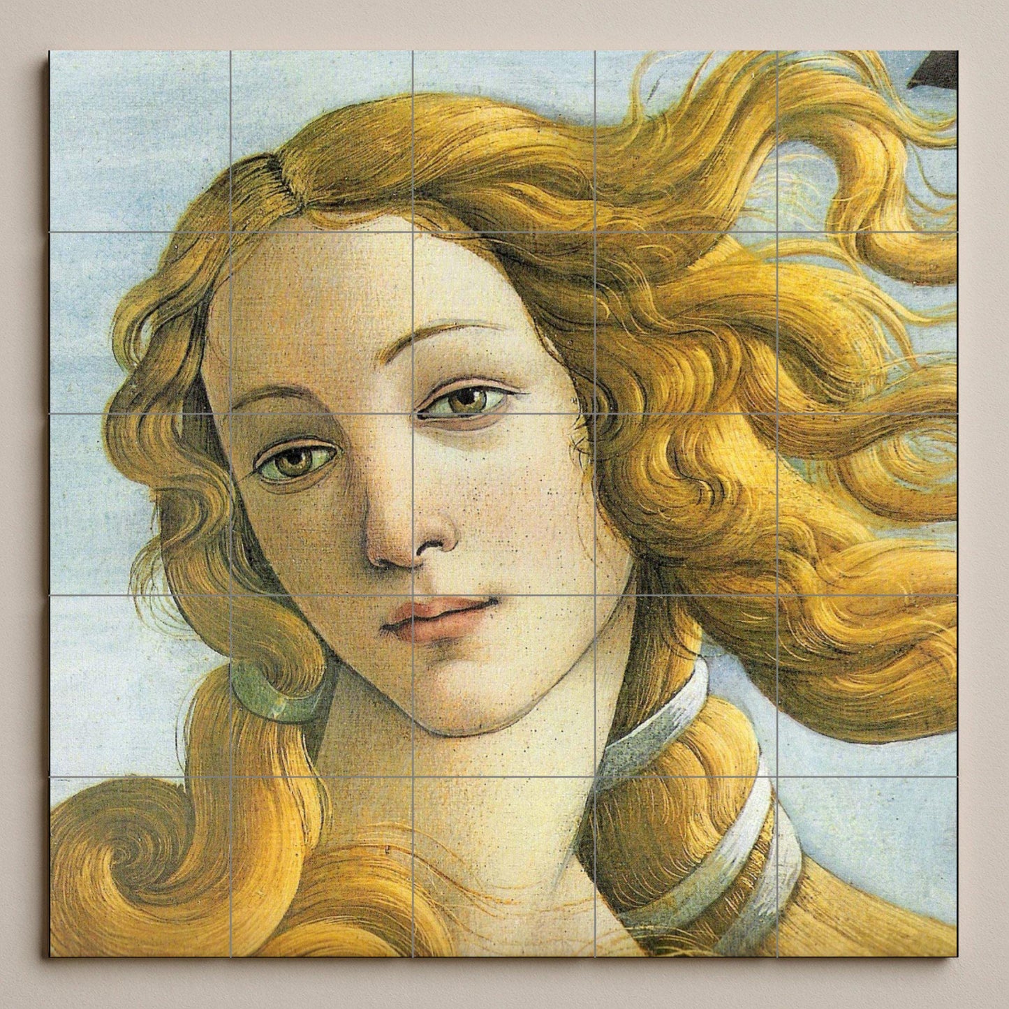 Mural de azulejos cerámicos Venus de Botticelli