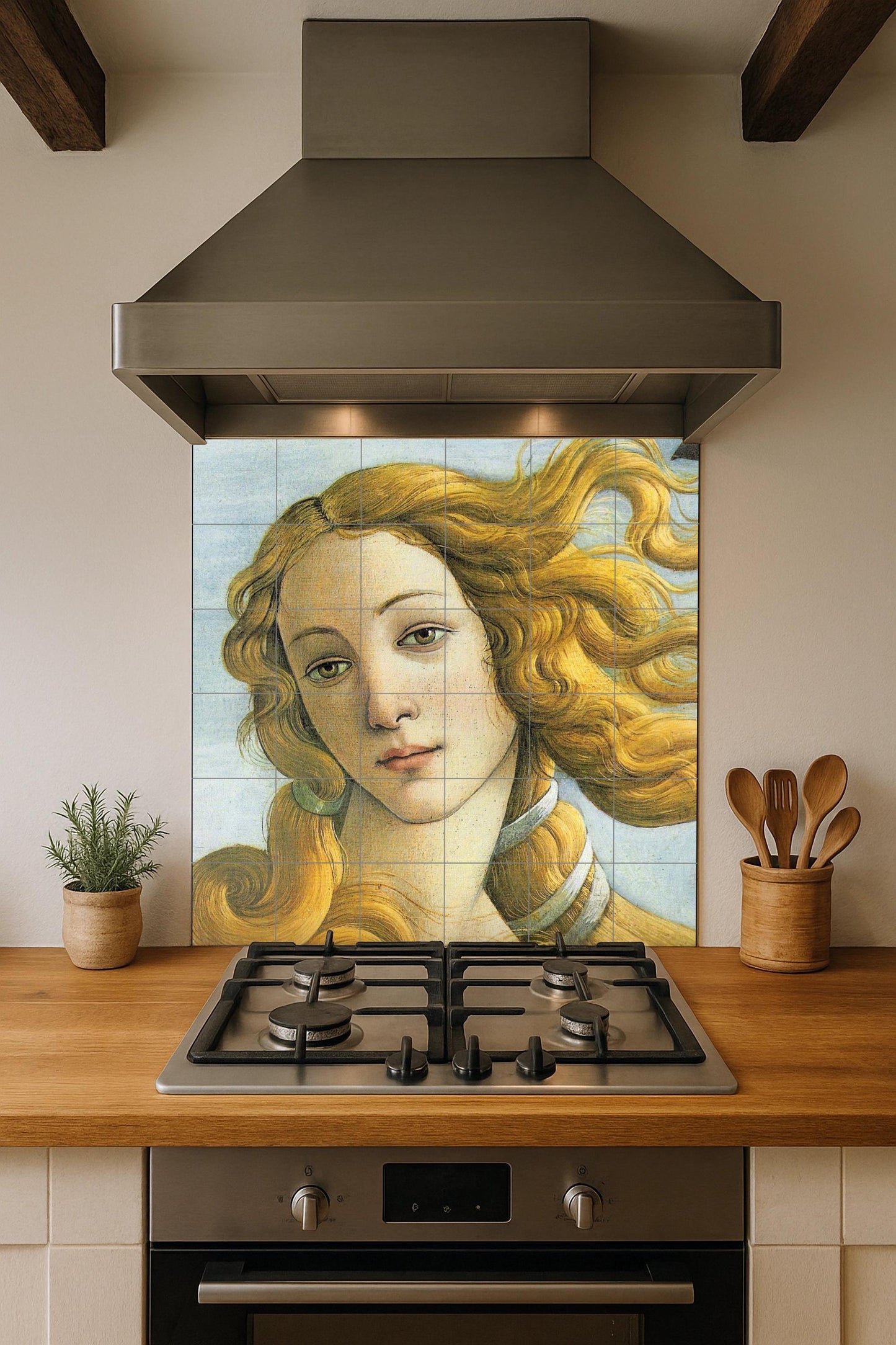 Mural de azulejos cerámicos Venus de Botticelli
