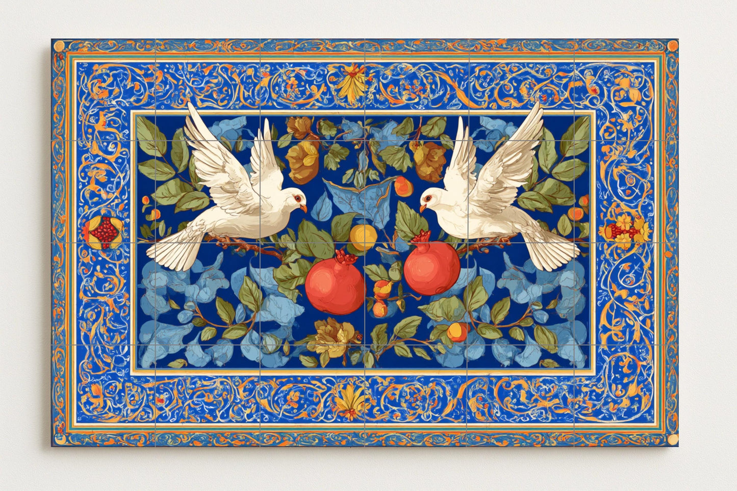Hermoso Azulejo Mural · Ceramic Wall Mural — Garden & Scenery Décor