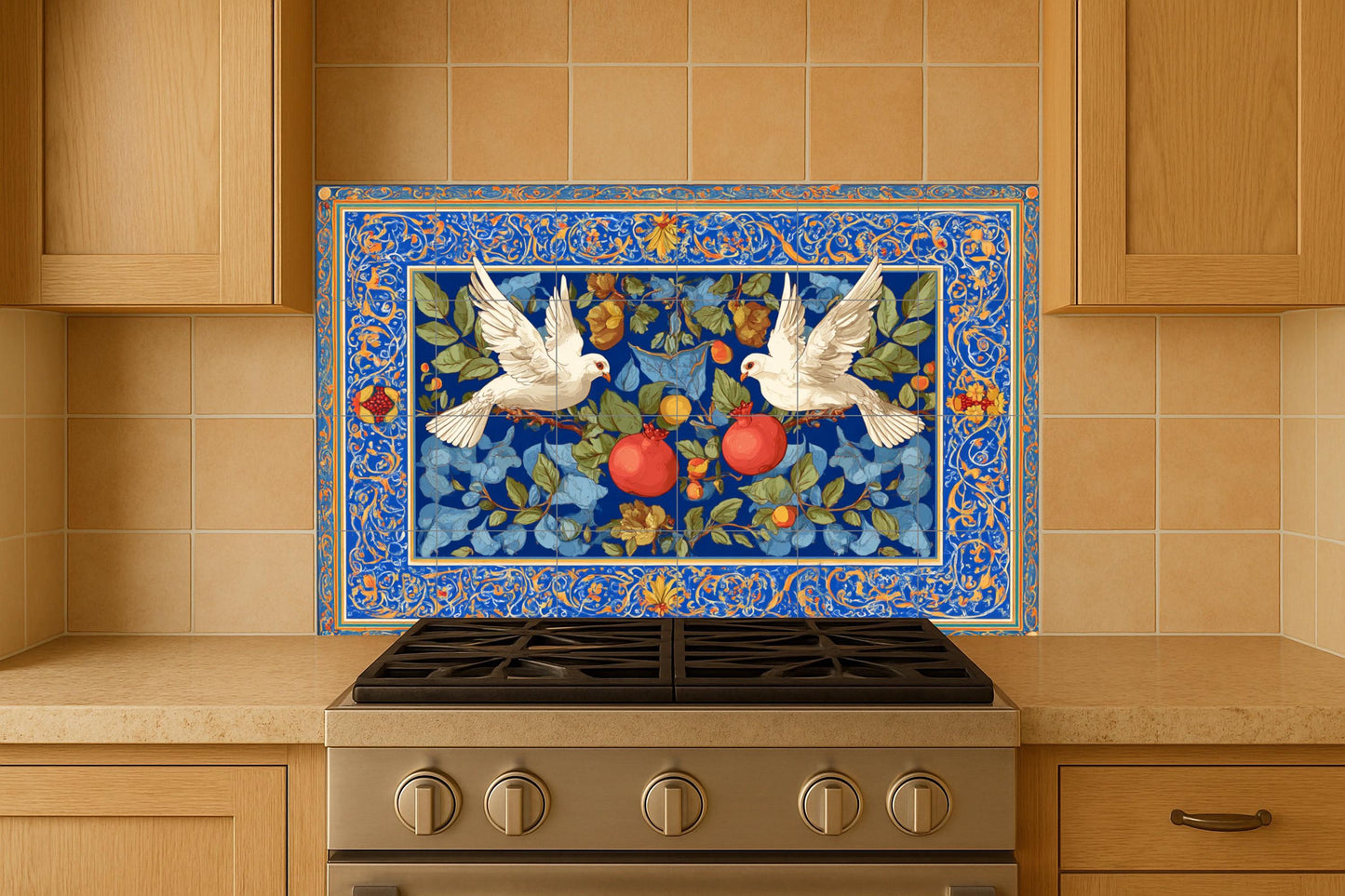Hermoso Azulejo Mural · Ceramic Wall Mural — Garden & Scenery Décor