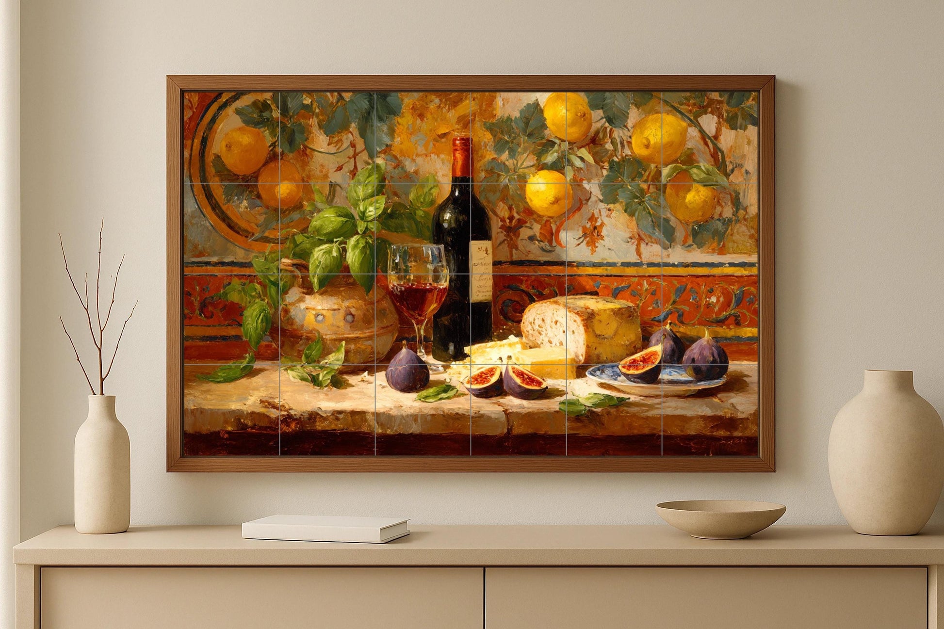 Kitchen mediterránea — Culinary Wall Décor · Tile Wall Art