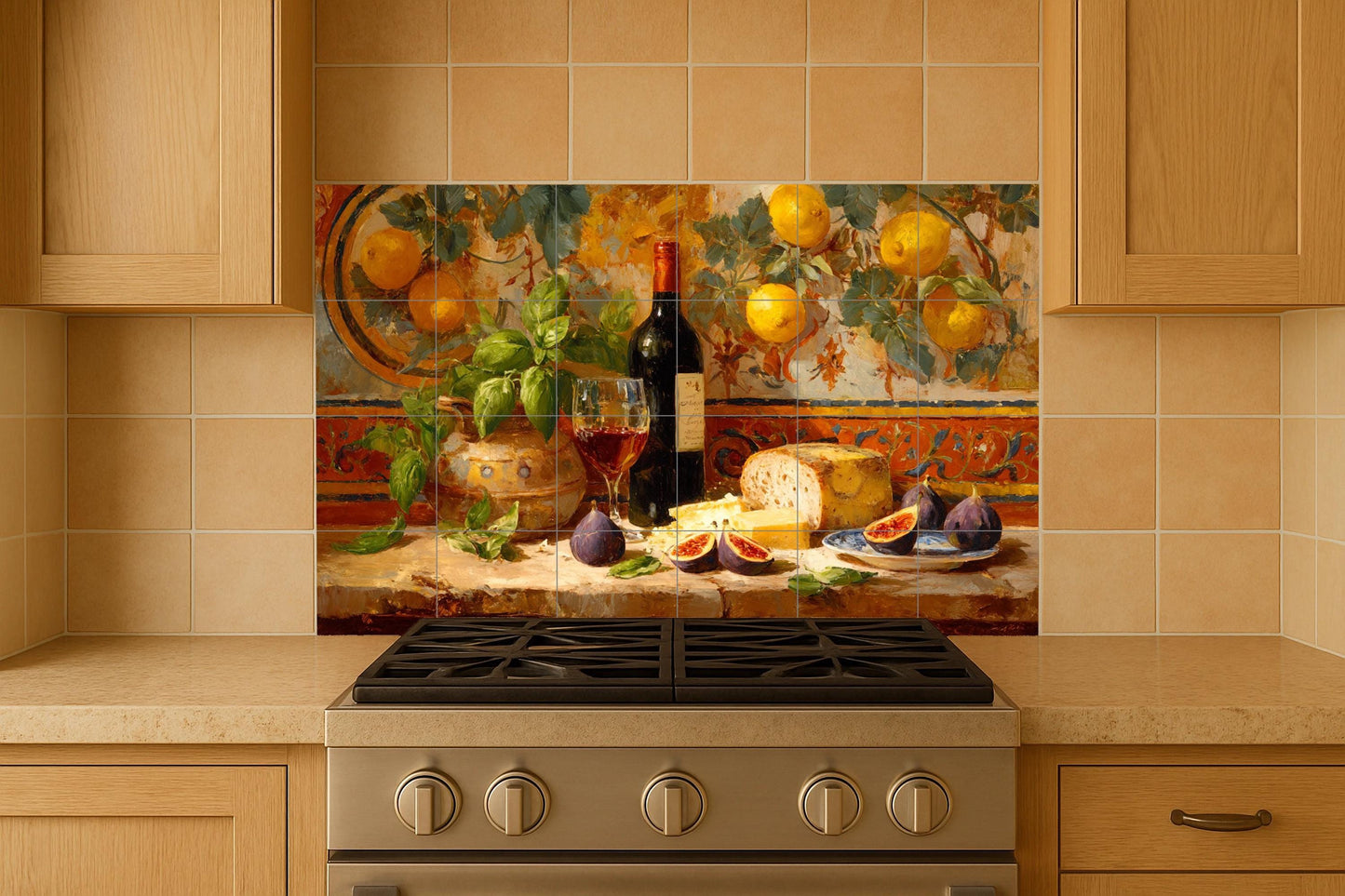 Kitchen mediterránea — Culinary Wall Décor · Tile Wall Art