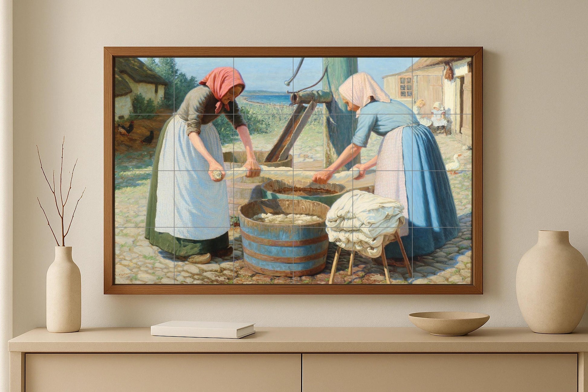 Ceramic Tile Mural: Farm Nordic — Mythology Wall Art