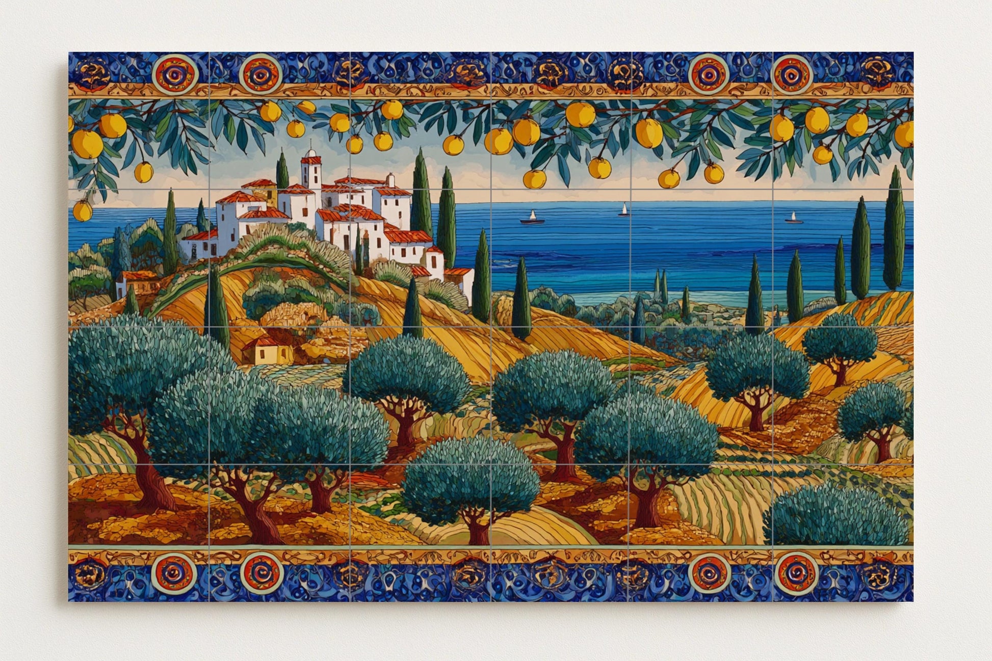 Altea — Kitchen & Country Scene · Tile Wall Art