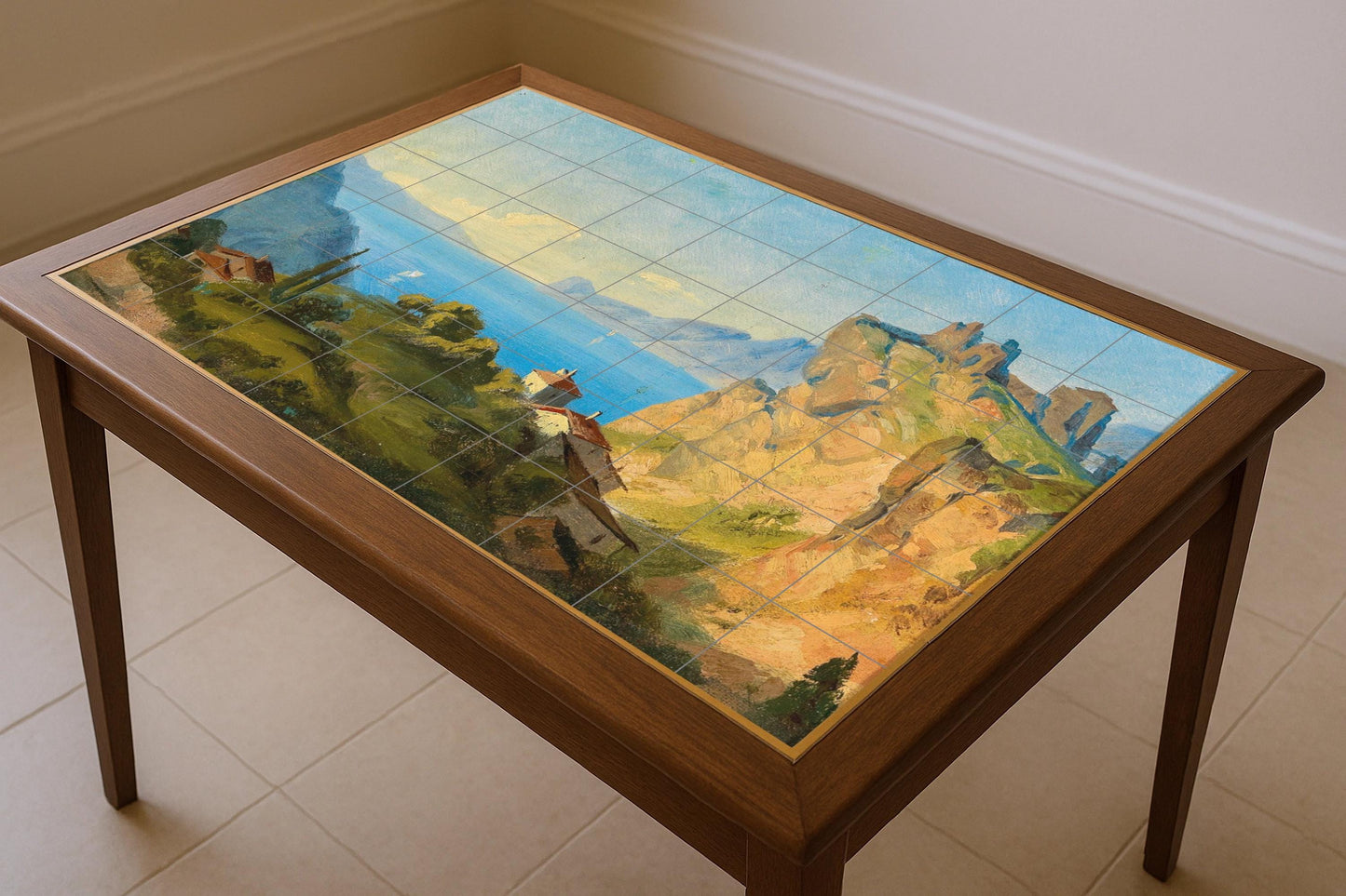 Ceramic Tile Mural: Lake Garda — Sea & Coastal Art