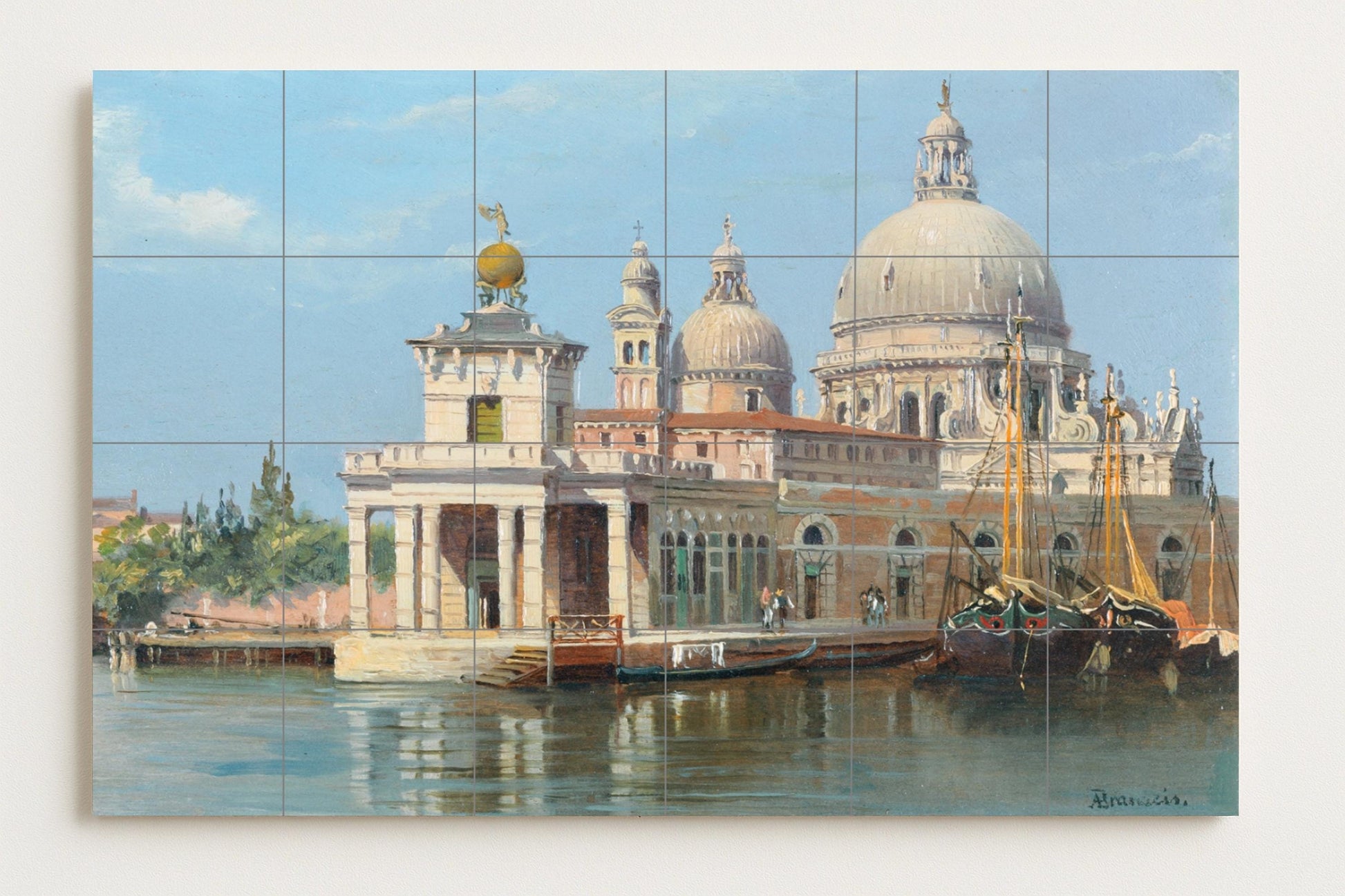 Ceramic Tile Mural: Venice — Cityscape in Tile