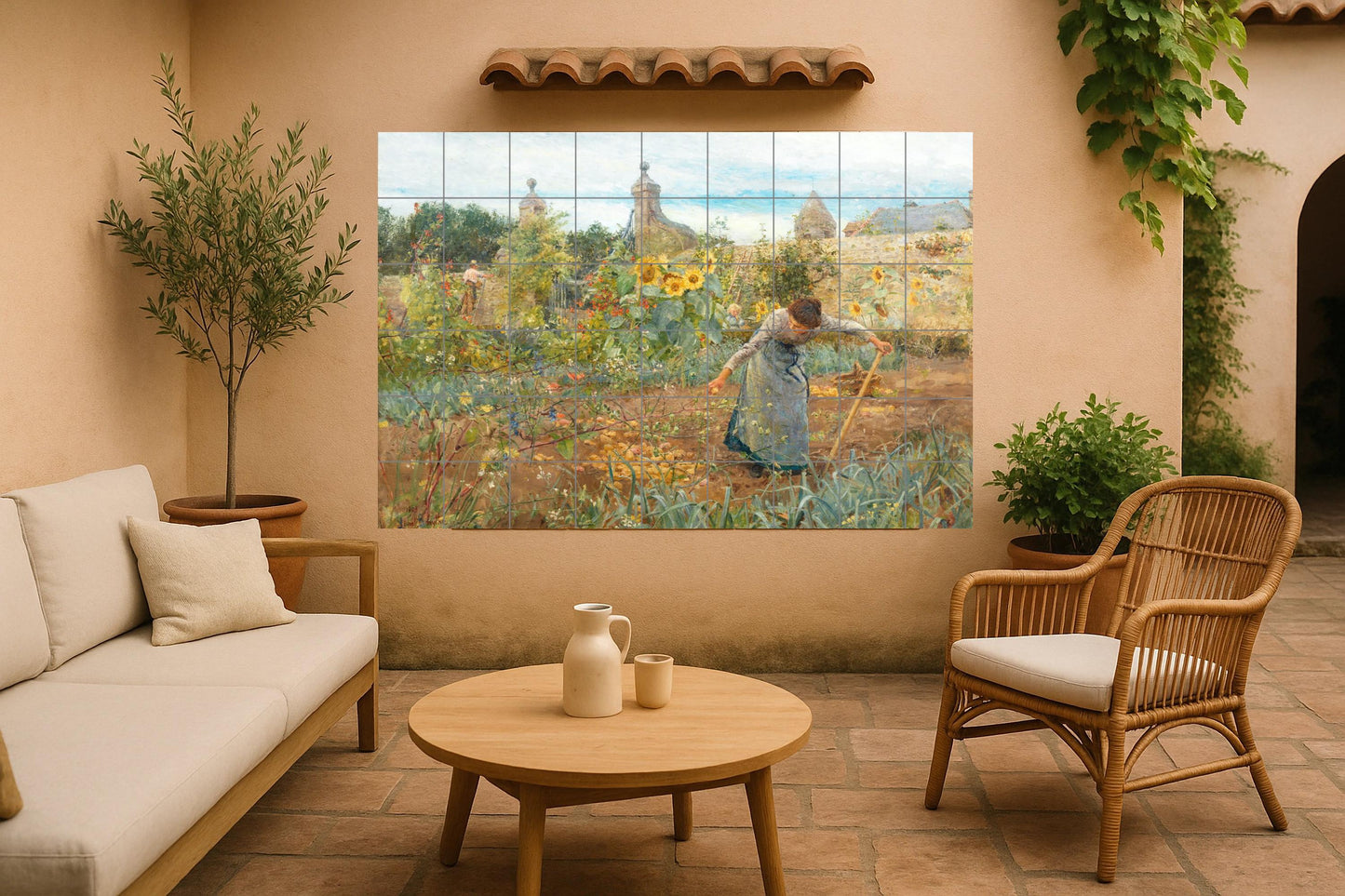 Mural de vida en la granja