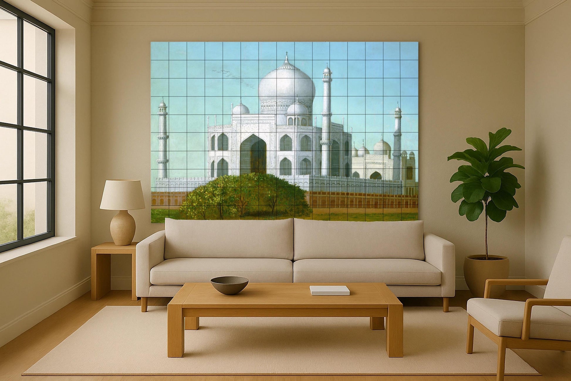 Taj Mahal — City & Landmark Art · Tile Wall Art