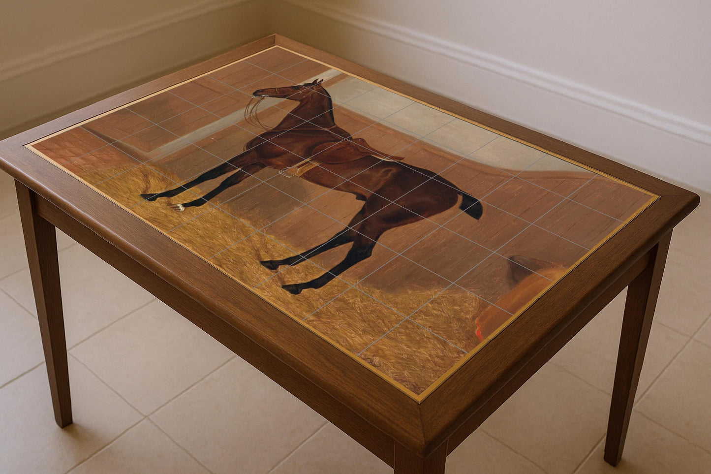 Mural de caballo ecuestre