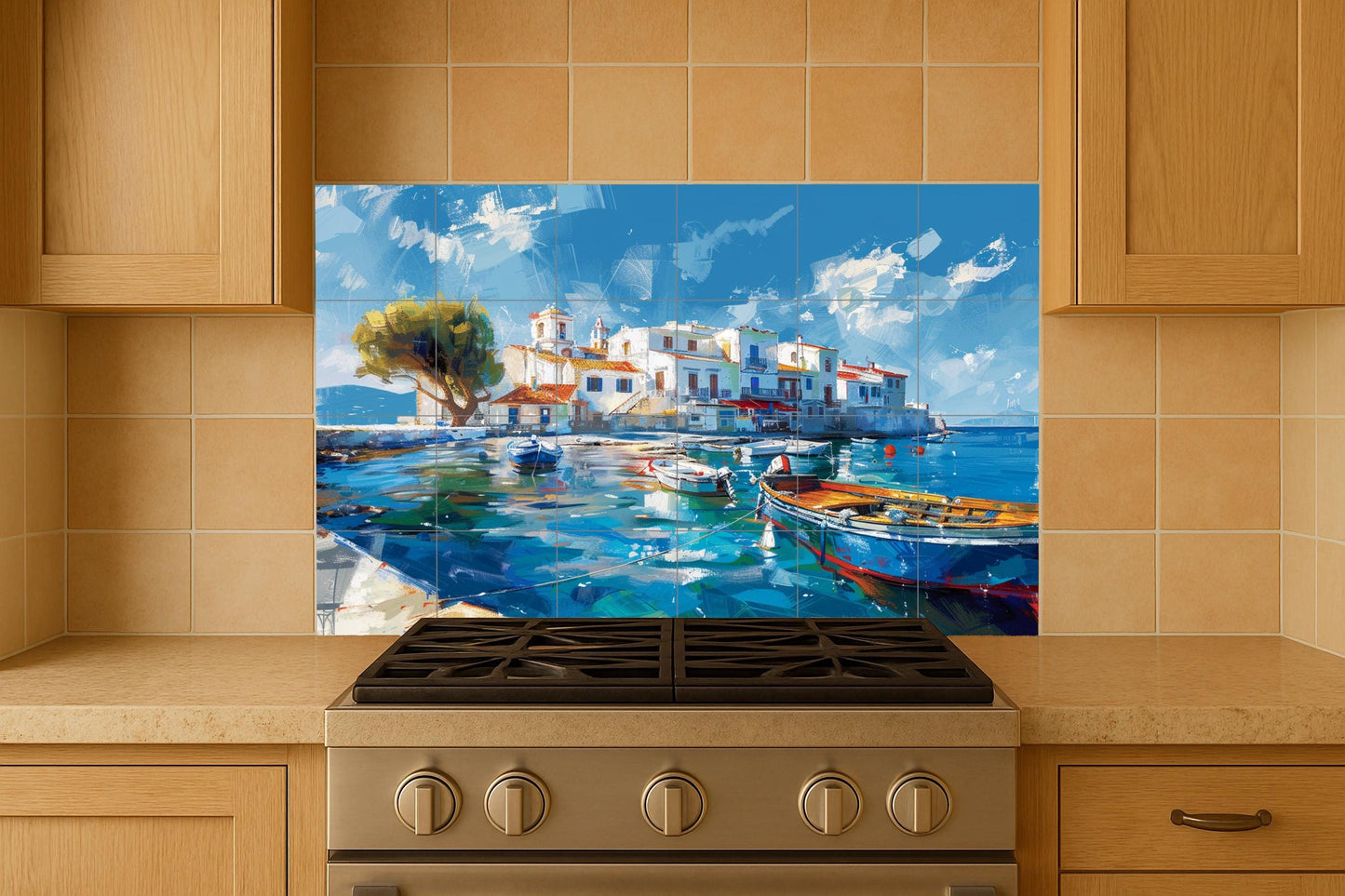 Mural de Portofino — Costa italiana