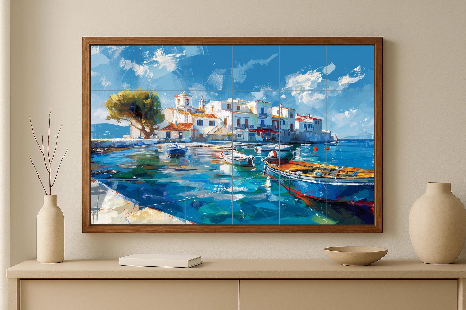 Mural de Portofino — Costa italiana