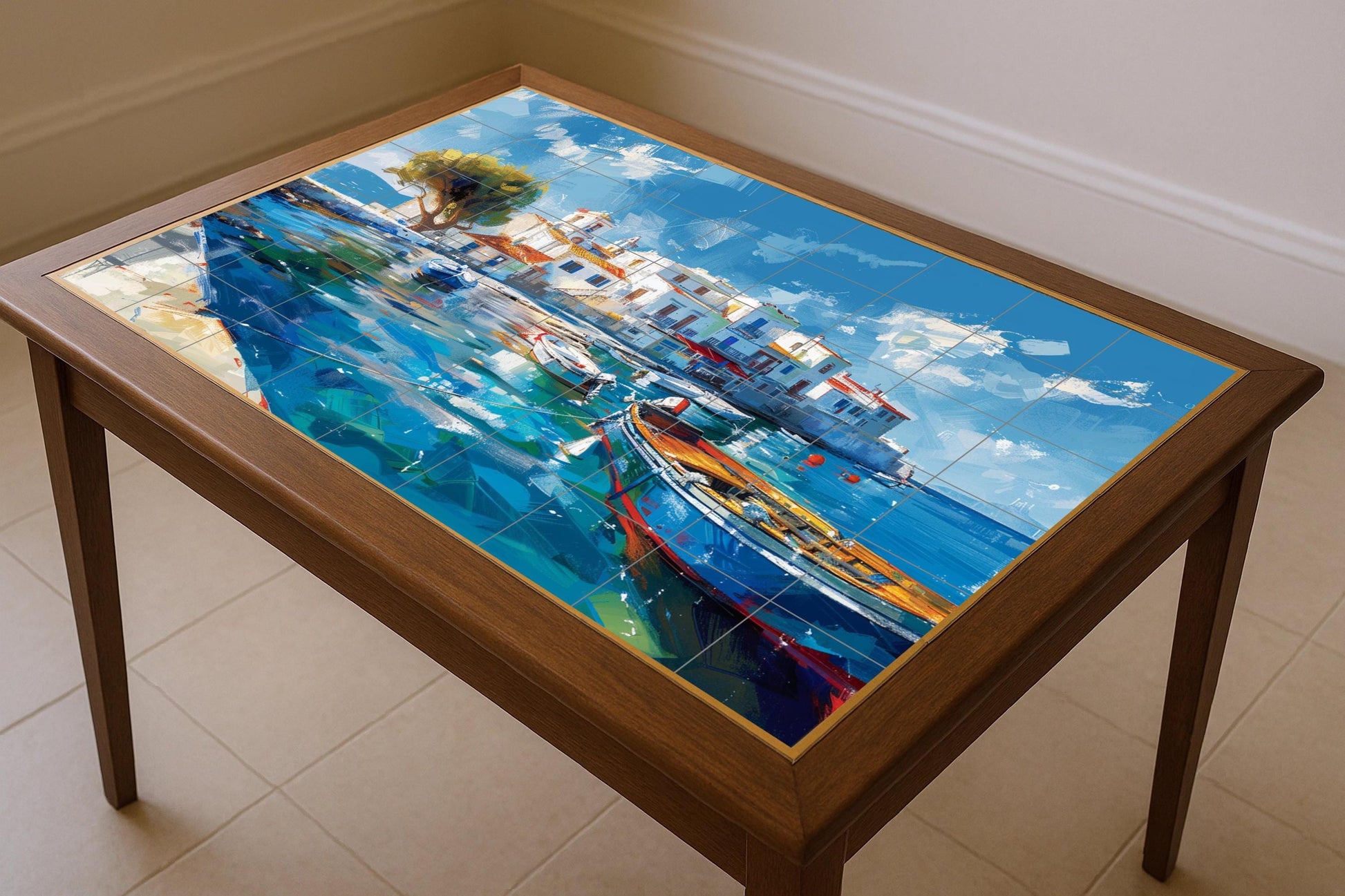 Mural de Portofino — Costa italiana
