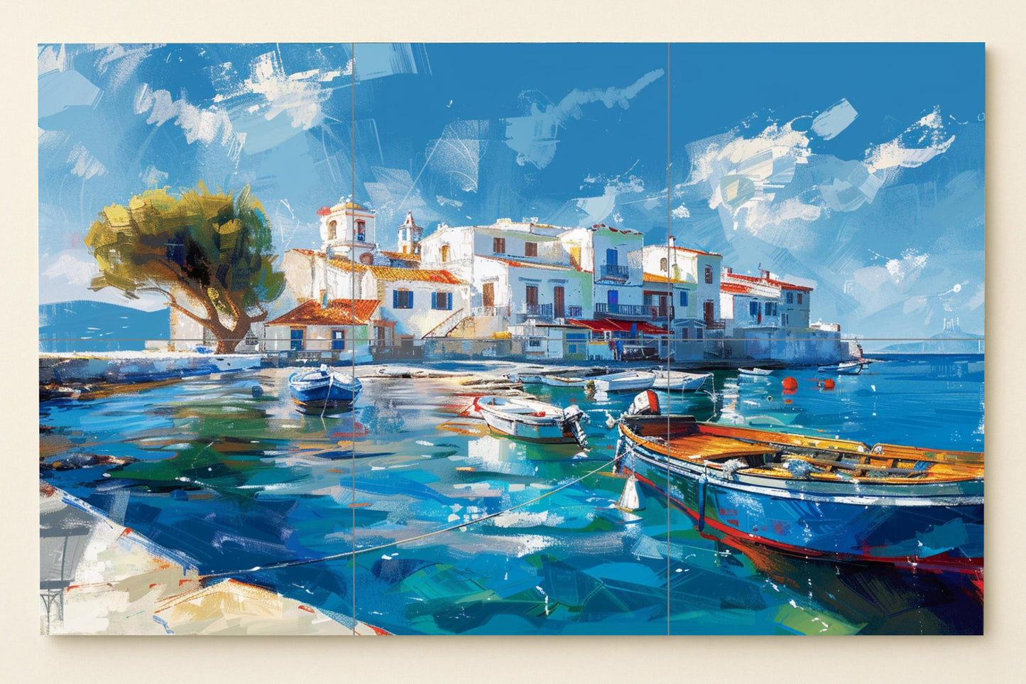 Mural de Portofino — Costa italiana