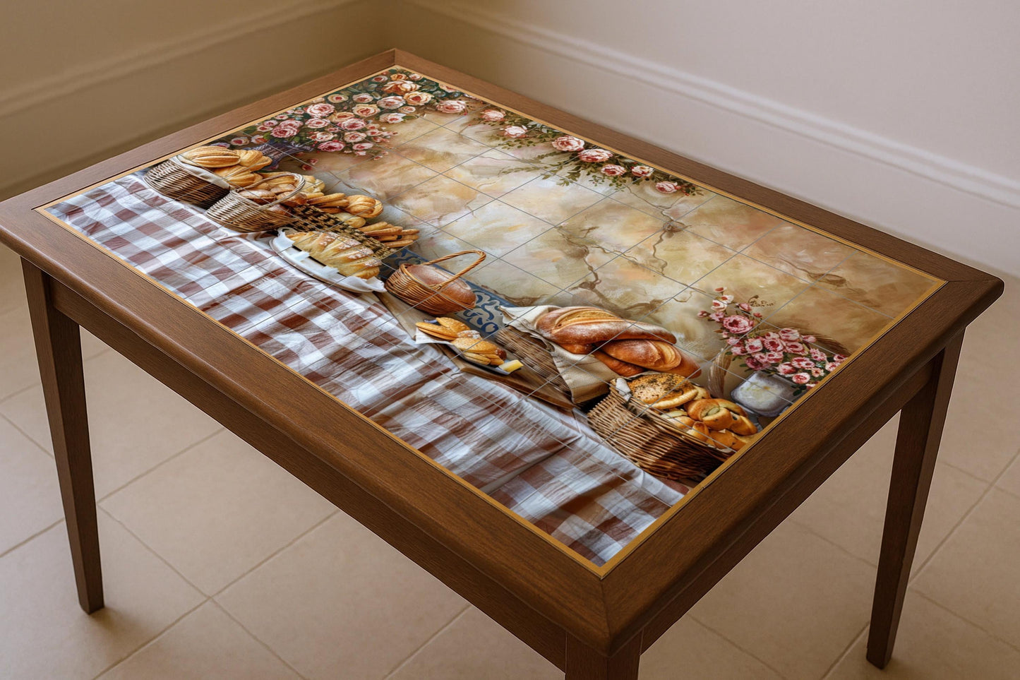 Avec desayuno Provençal — Décor Jardin et Nature, Art Mural en Céramique