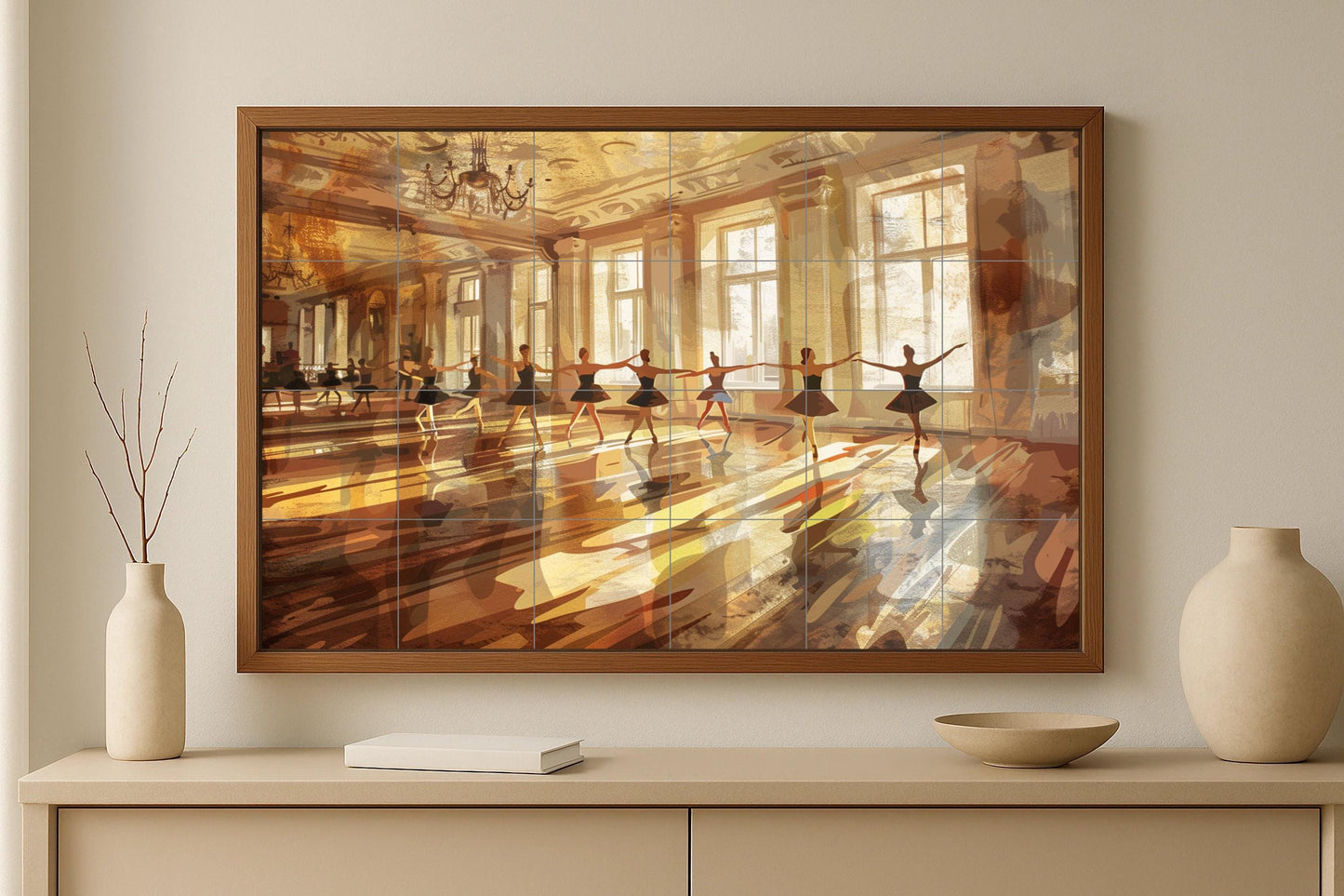 Ensayo of ballet — Ornamental Wall Panel · Ceramic Tile Mural