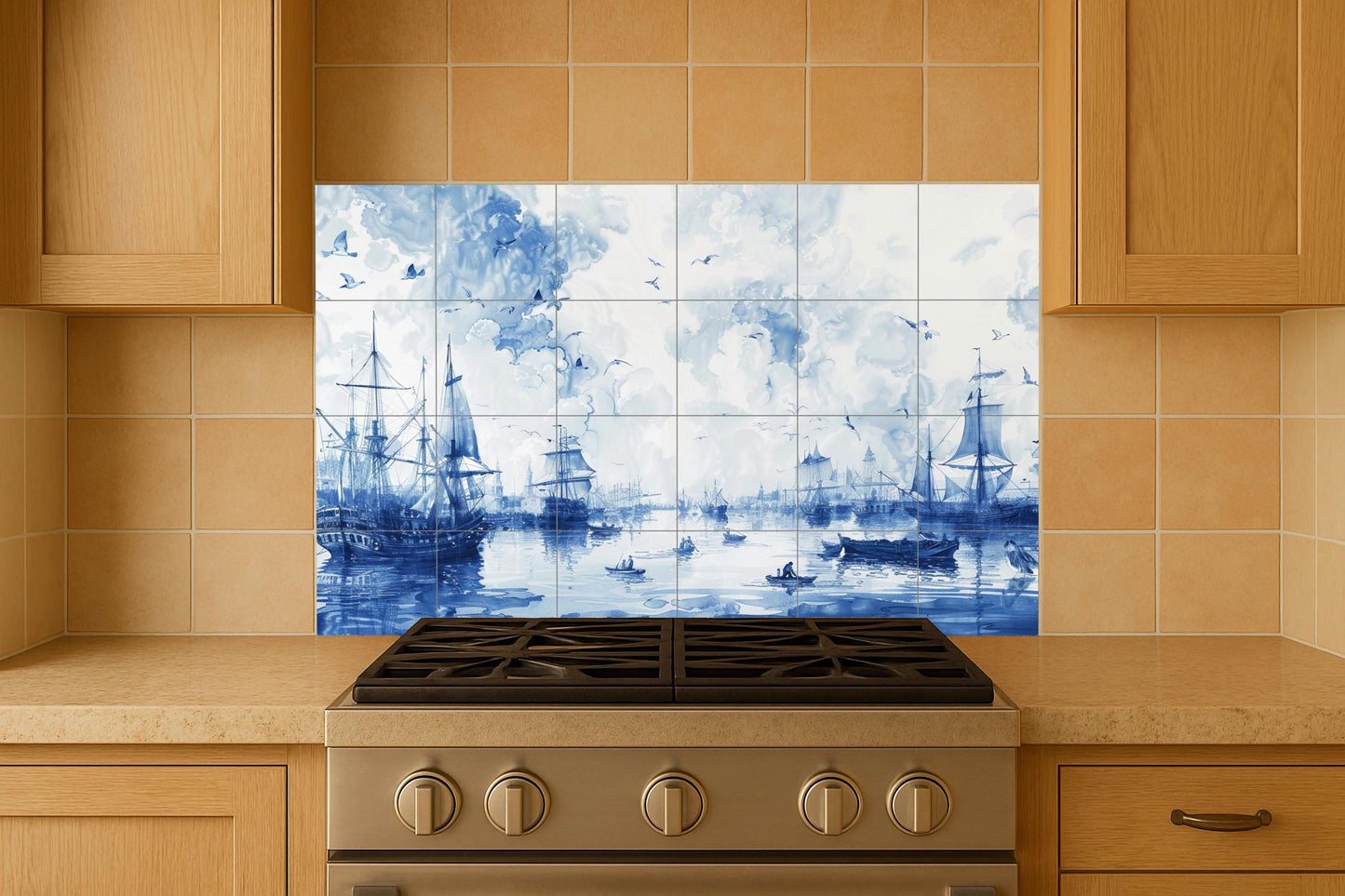 Maritime — Nautical Wall Décor · Ceramic Tile Mural