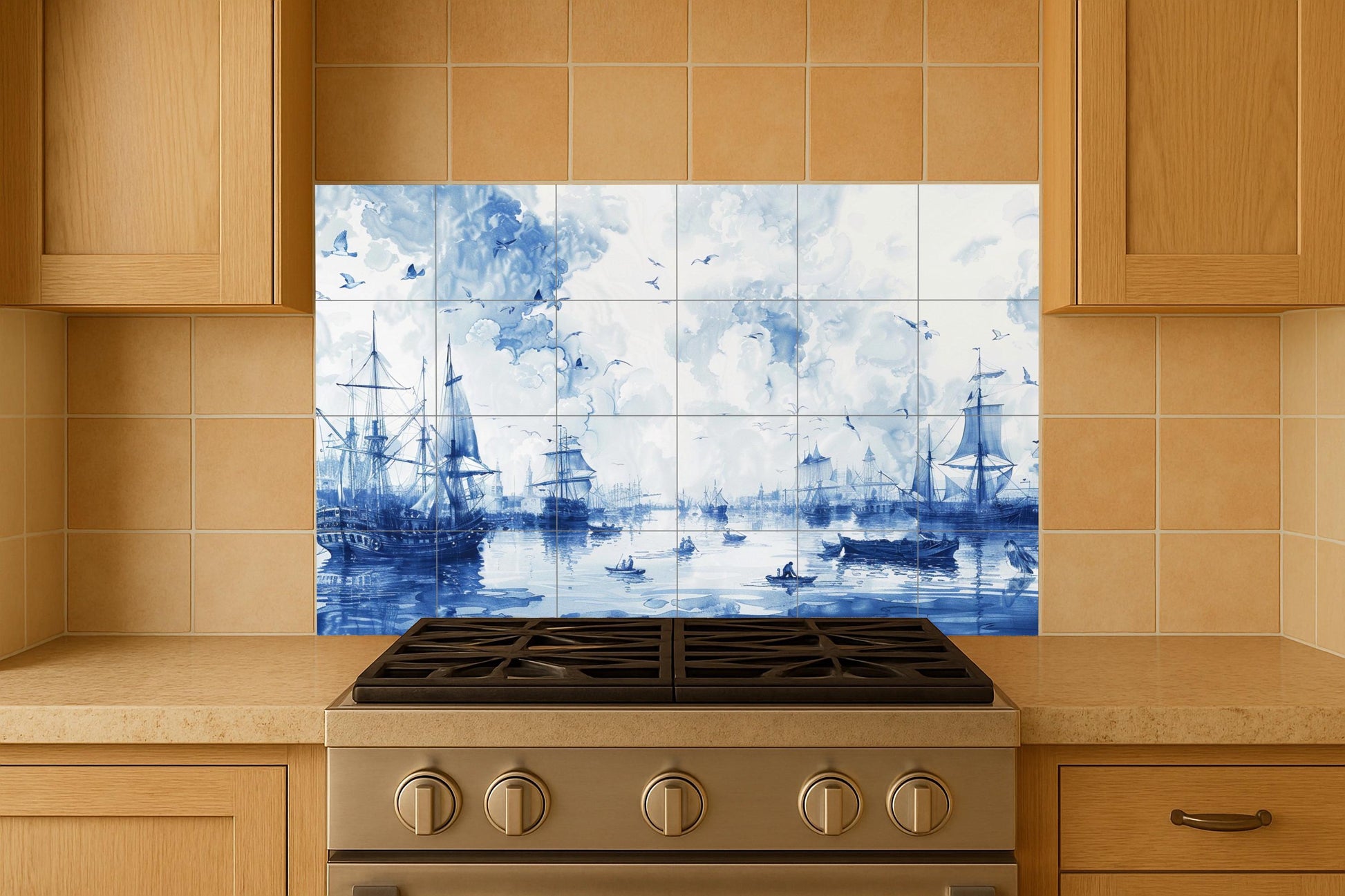 Maritime — Nautical Wall Décor · Ceramic Tile Mural