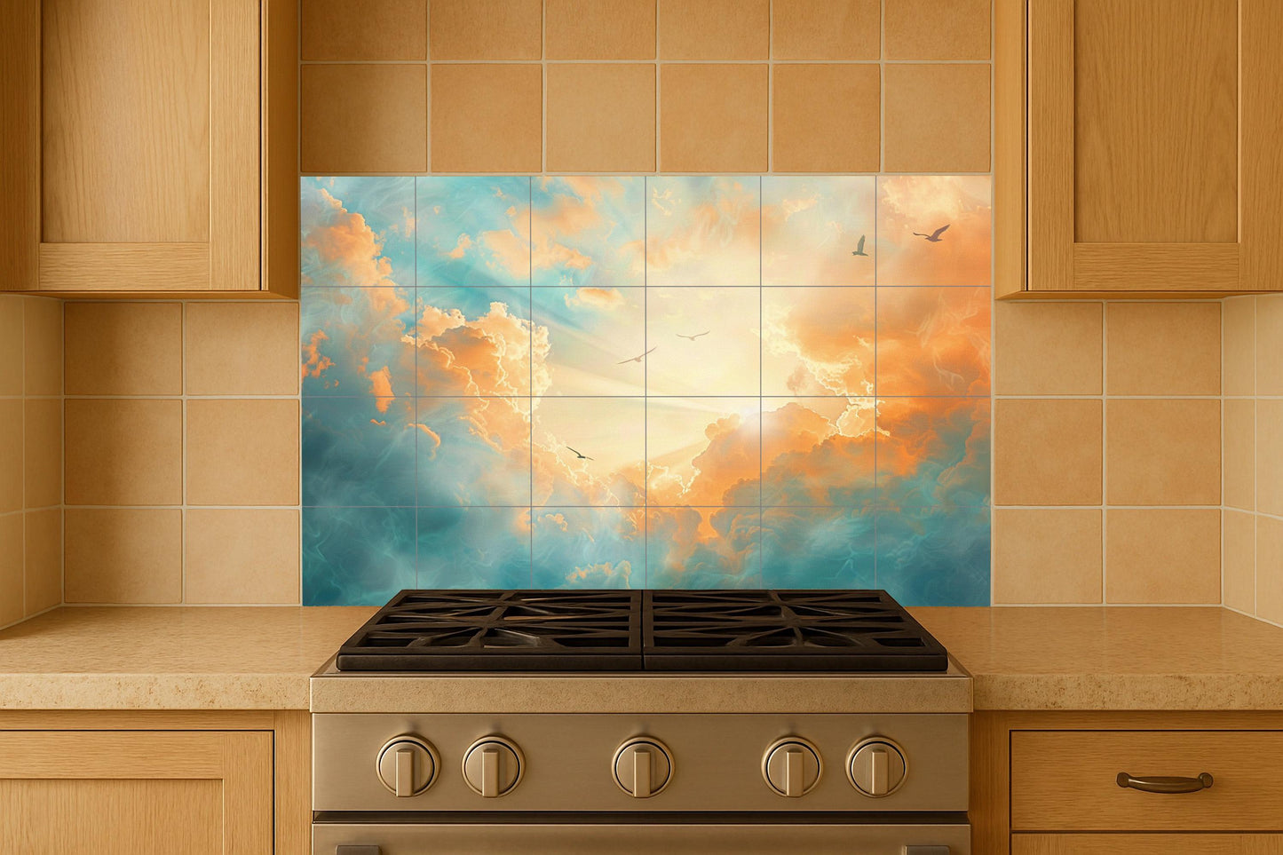 Fresque en Carrelage Cielo Sacré — Scène Biblique
