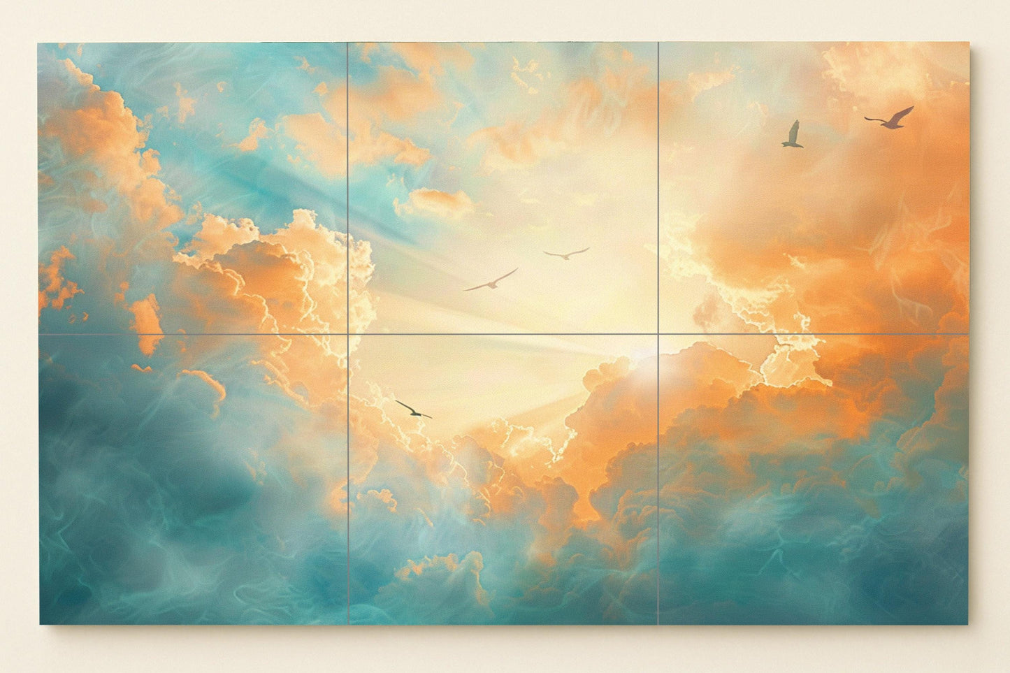 Fresque en Carrelage Cielo Sacré — Scène Biblique
