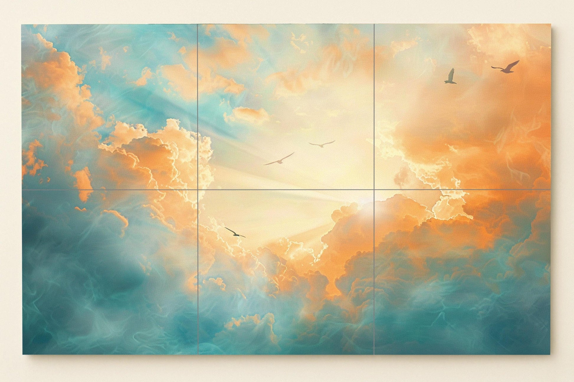 Fresque en Carrelage Cielo Sacré — Scène Biblique