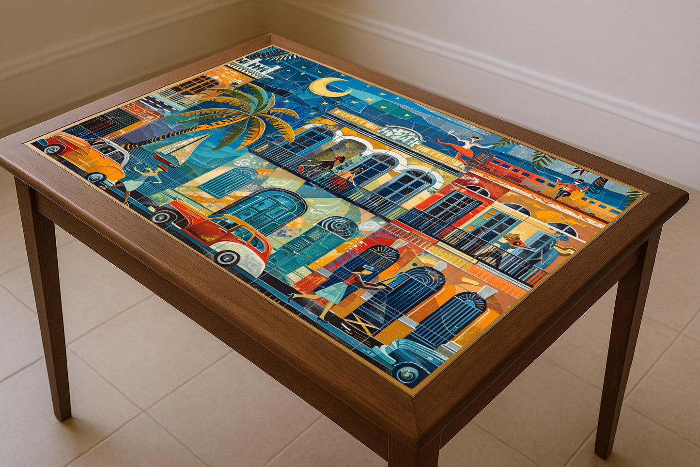 Fresque en Carrelage Habana — Paysage Urbain en Carreaux