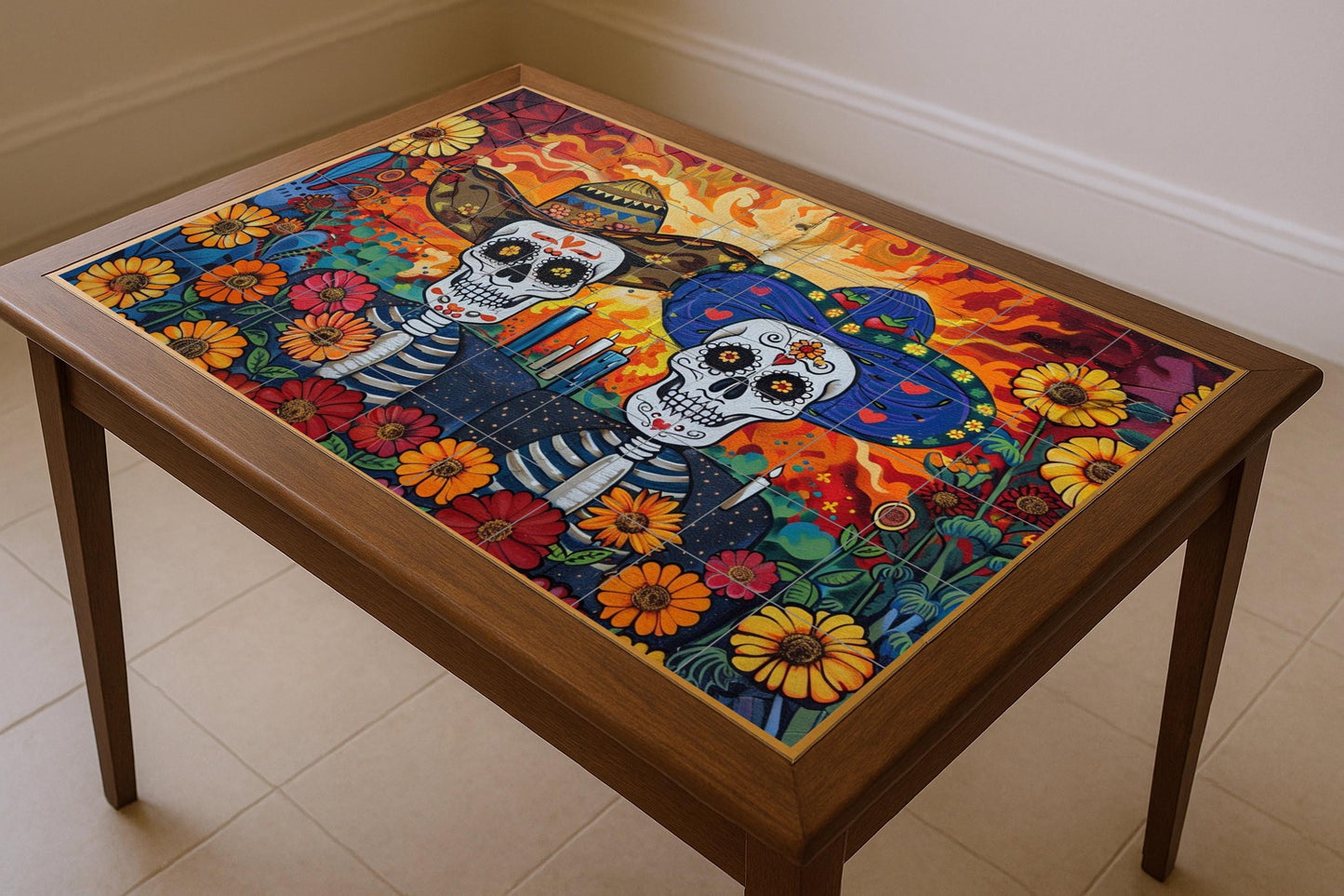 Jour des Morts — Décor Mural Voyage, Art Mural en Céramique