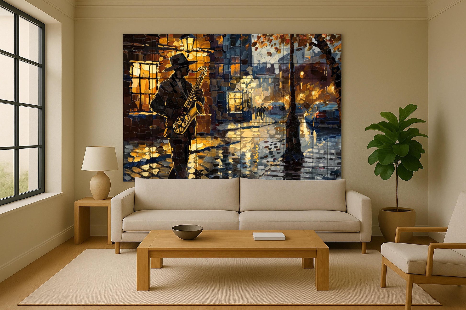 Jazz di Nueva Orleans — Decoro di Viaggio, Arte da Parete in Ceramica
