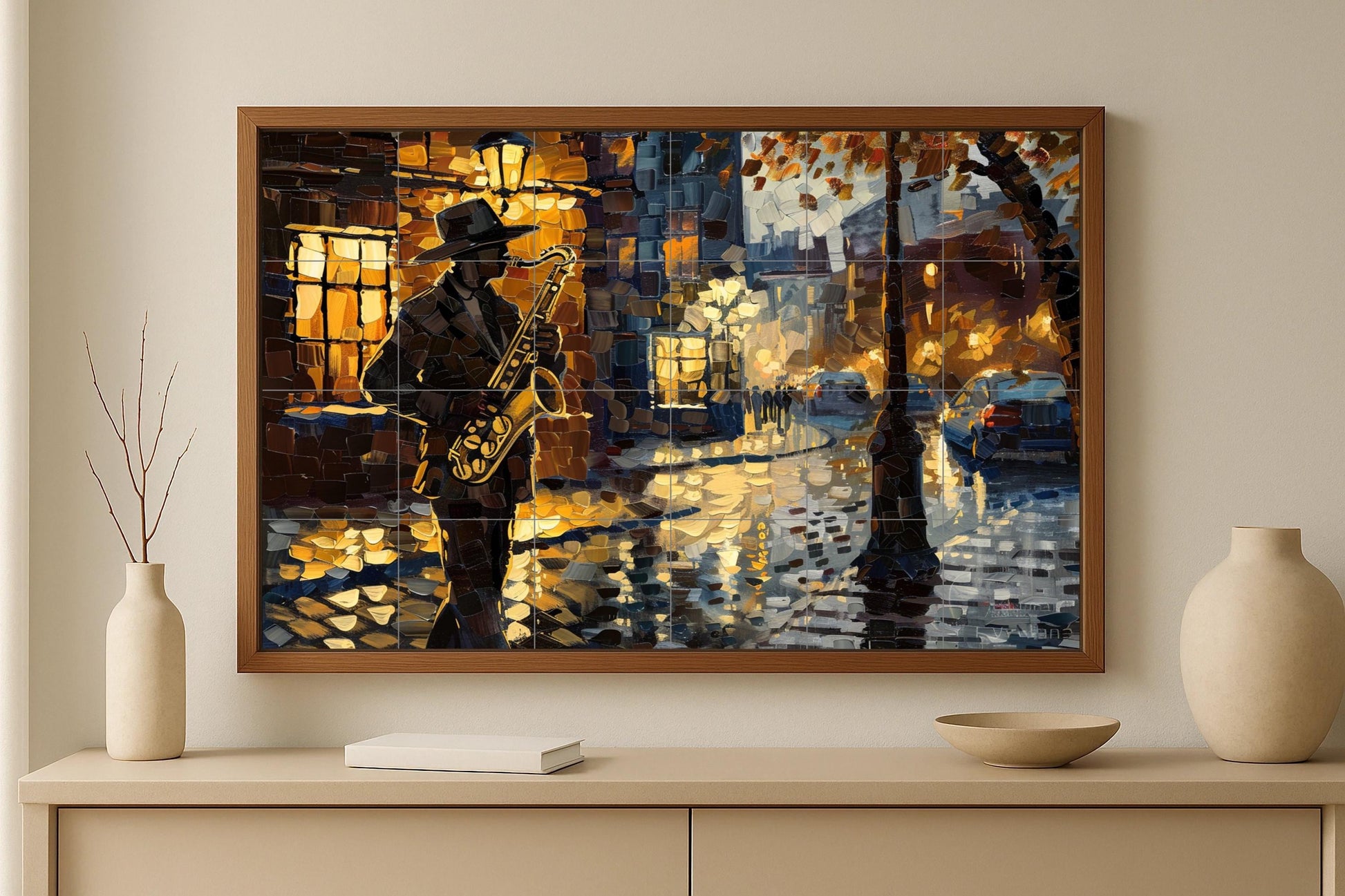 Jazz di Nueva Orleans — Decoro di Viaggio, Arte da Parete in Ceramica
