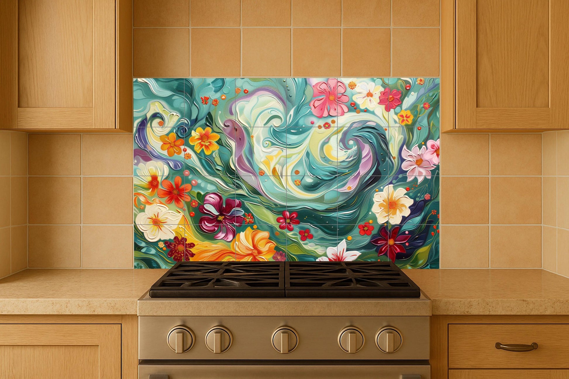 Mural de pared Tropical Bloomstorm