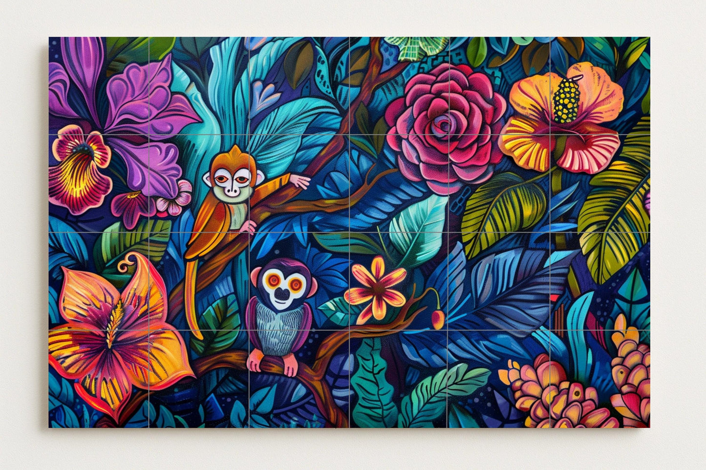 La selva amazónica — Fresque Murale en Carreaux de Céramique · Art Mural Nature