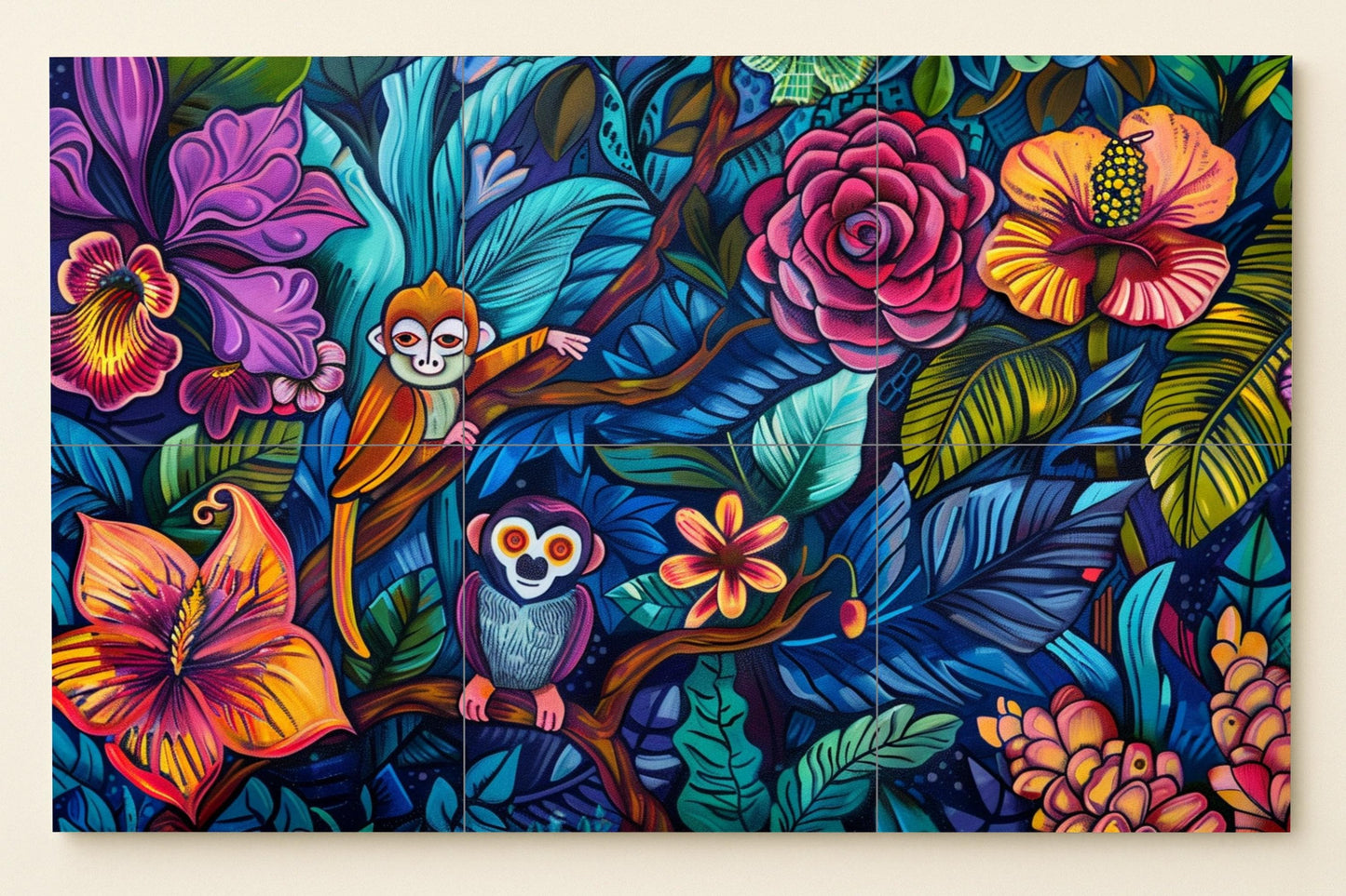 La selva amazónica — Fresque Murale en Carreaux de Céramique · Art Mural Nature