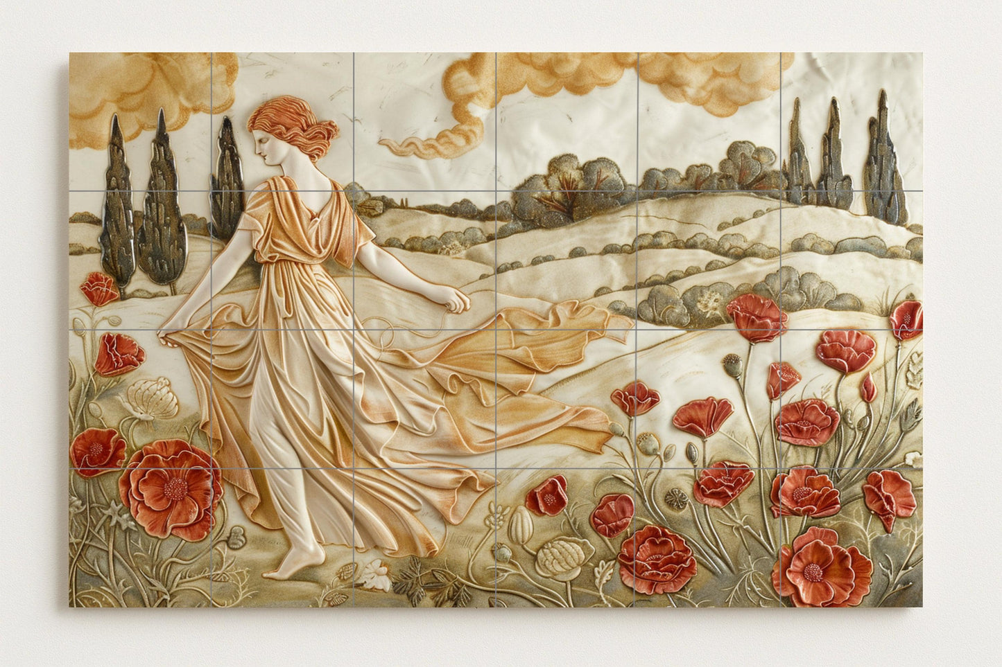 Época Roman Classic · Ceramic Wall Mural — Ancient Legend Décor