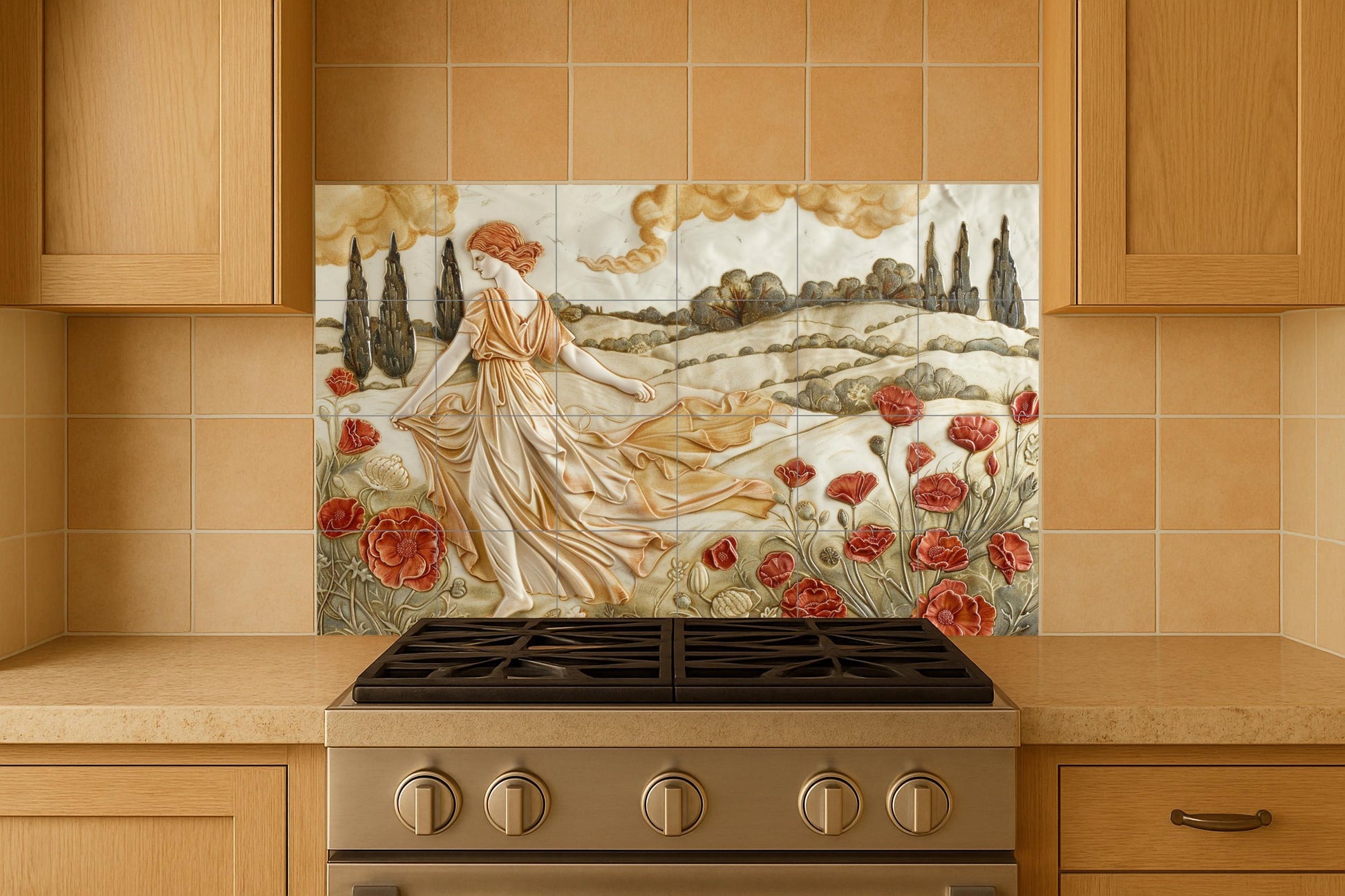 Época Roman Classic · Ceramic Wall Mural — Ancient Legend Décor