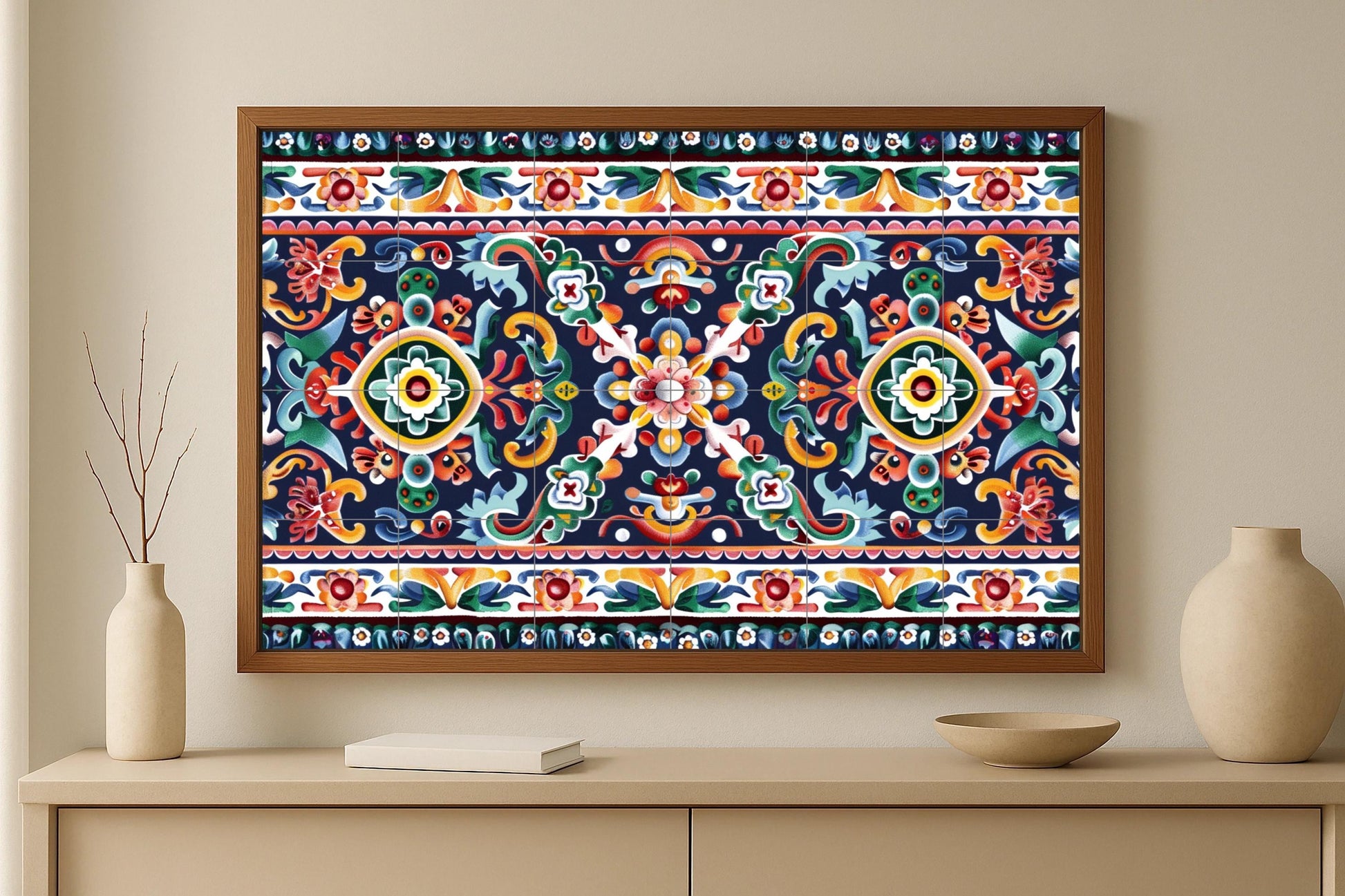 Talavera — Garden & Scenery Décor · Ceramic Tile Mural