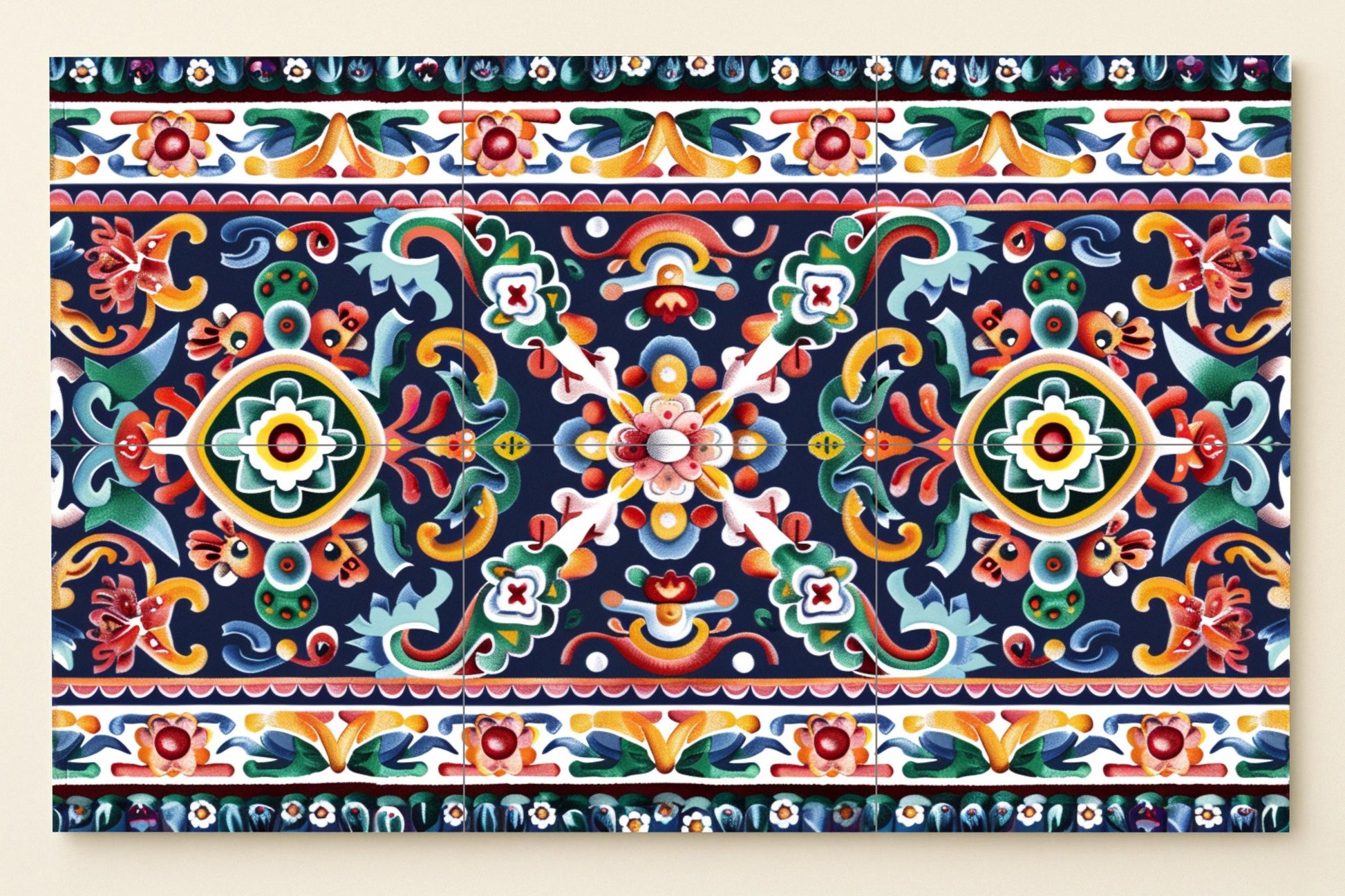 Talavera — Garden & Scenery Décor · Ceramic Tile Mural
