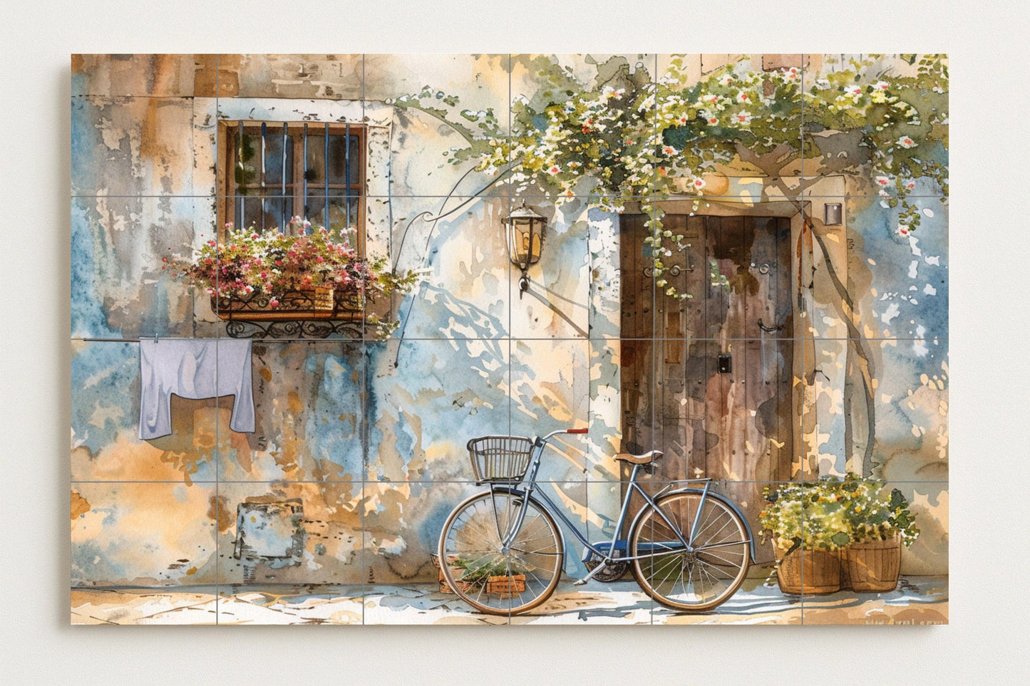 Mural de puerta provenzal