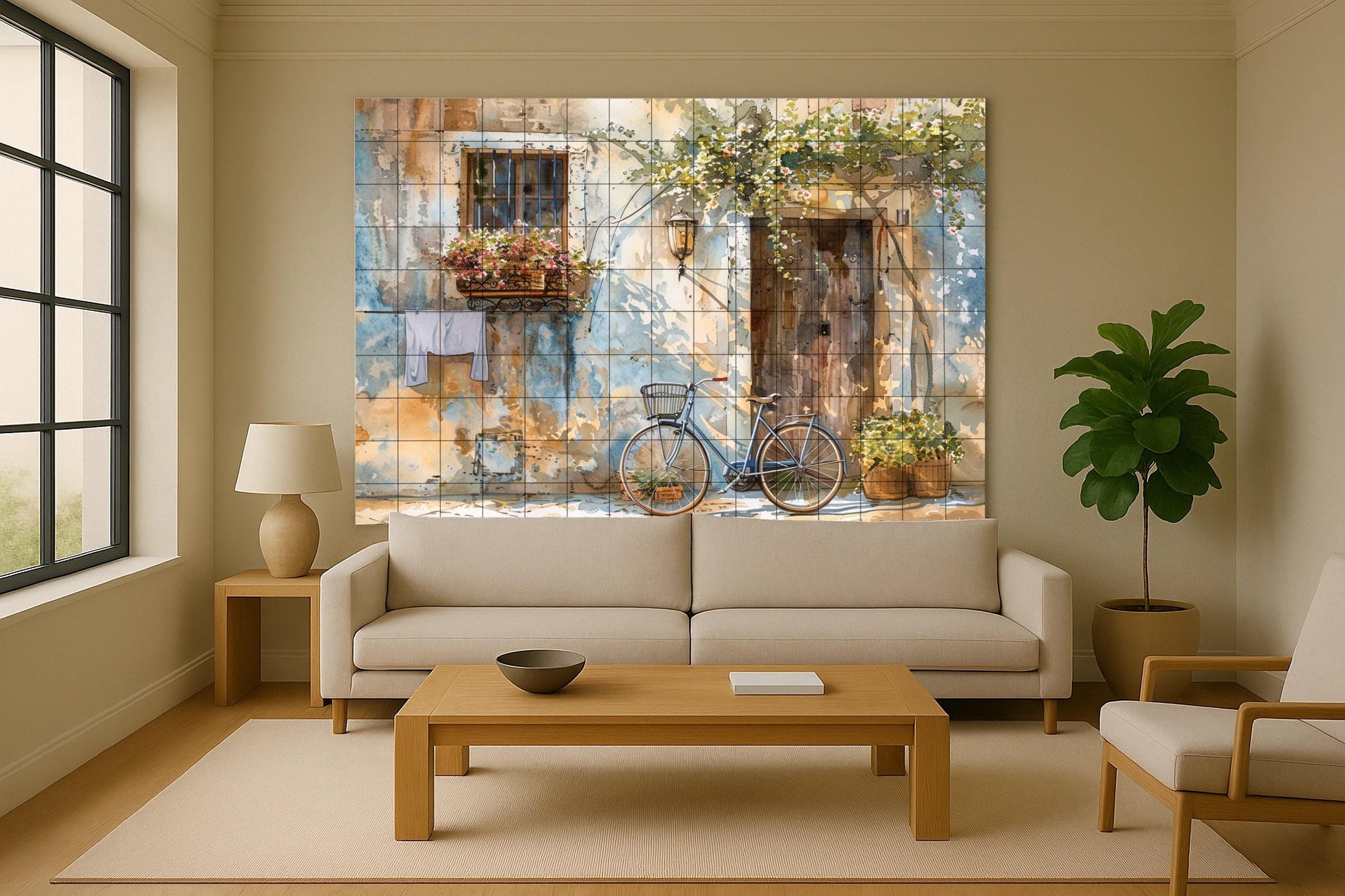 Mural de puerta provenzal