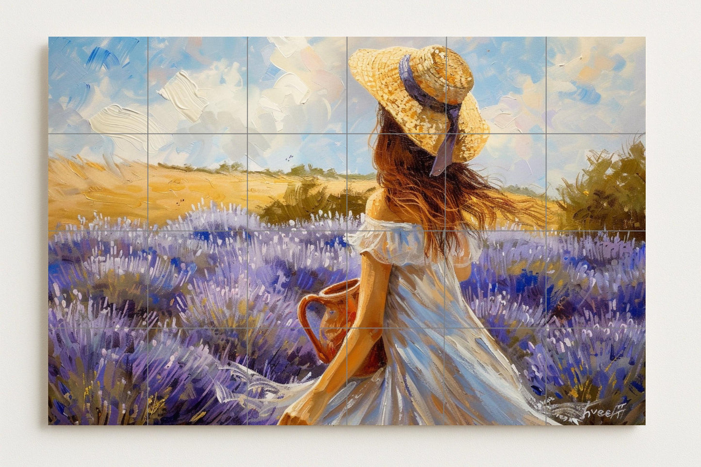 Stil Provenzalisch — Natur-Wandkunst, Wandkunst aus Keramikfliesen