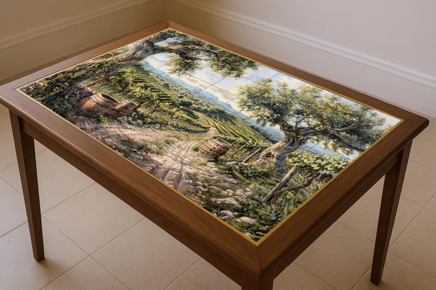 Cerámica di Vigneto — Cucina di Campagna, Arte da Parete in Ceramica