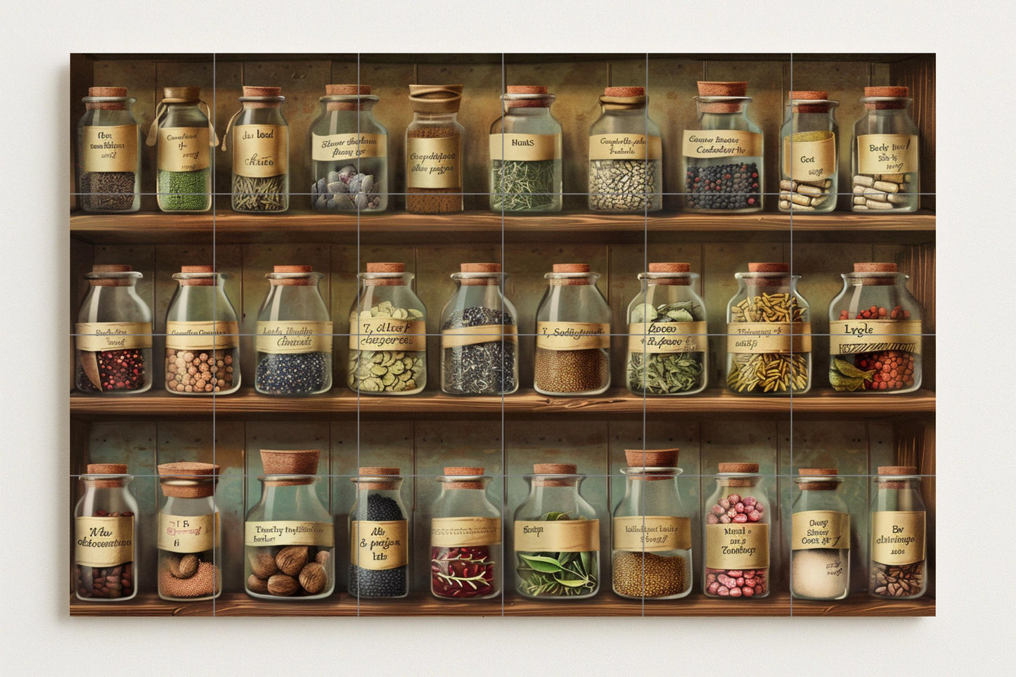 Fliesenbild Frasco von boticario — Landhausküchen-Kunst