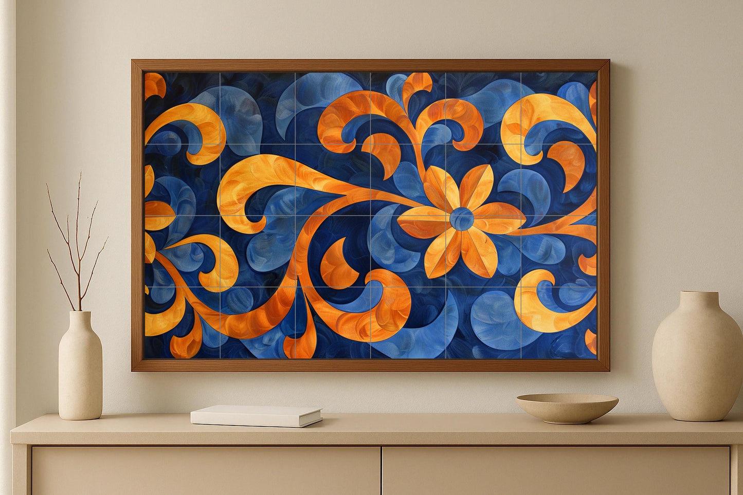 Floral — Botanical Landscape · Ceramic Tile Mural