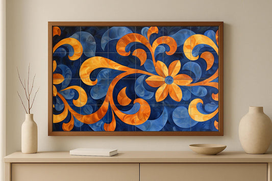 Floral — Botanical Landscape · Ceramic Tile Mural