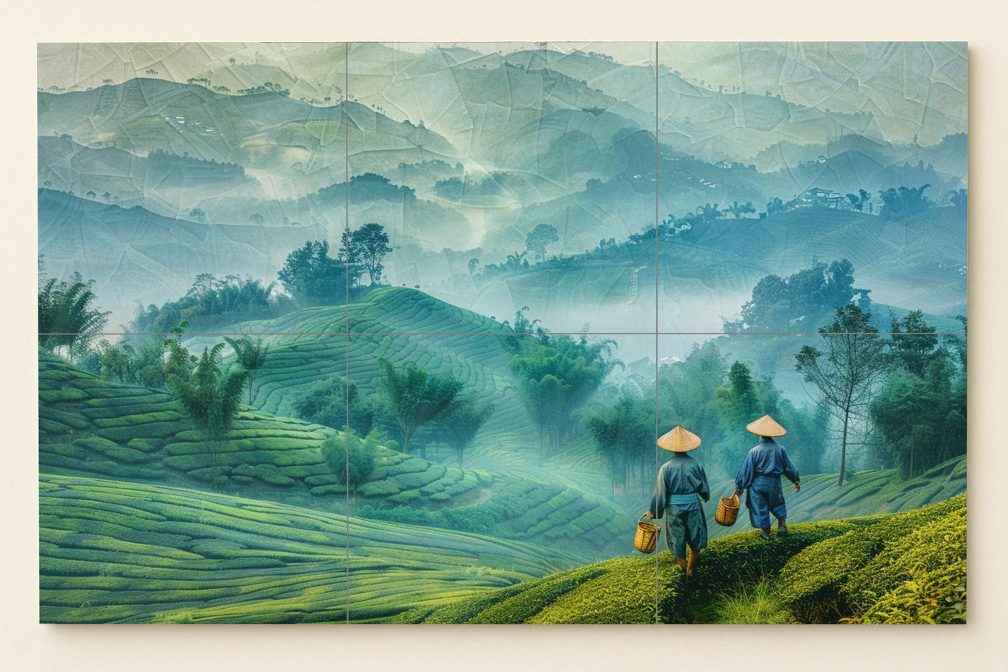 Countryside in terrazas — Kitchen & Country Scene · Ceramic Tile Mural