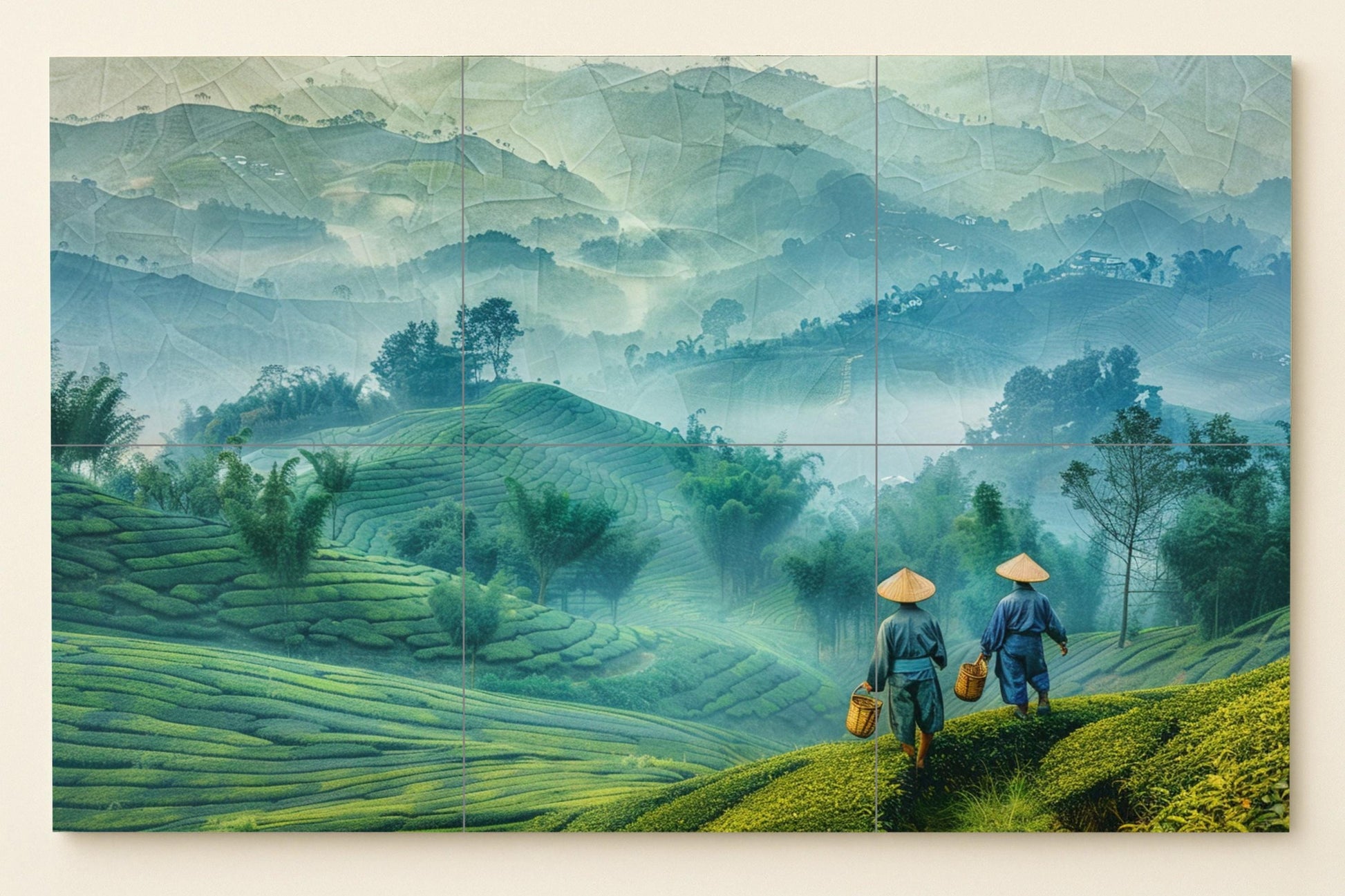 Countryside in terrazas — Kitchen & Country Scene · Ceramic Tile Mural
