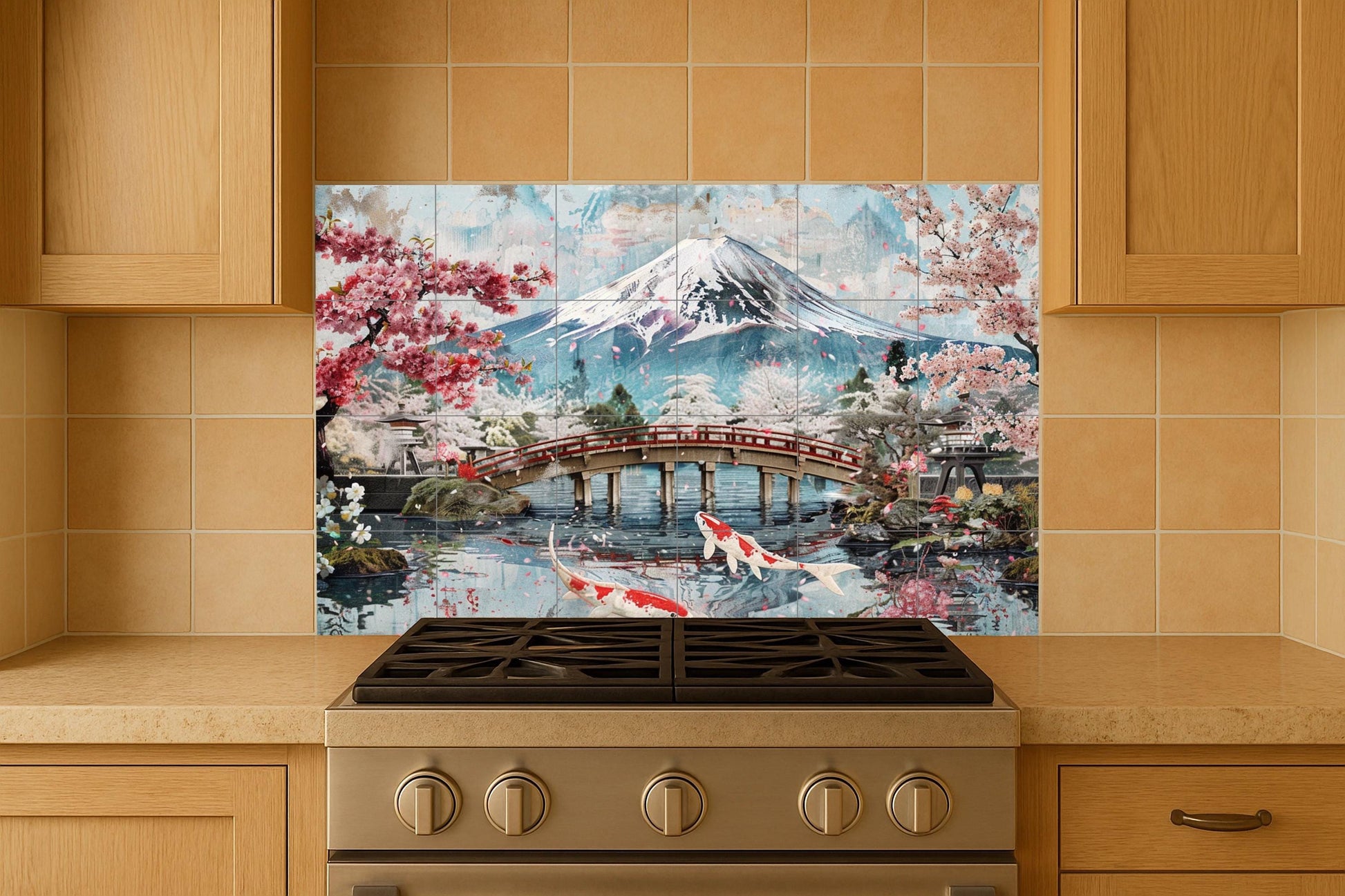 Garden japonés — Garden & Scenery Décor · Ceramic Tile Mural