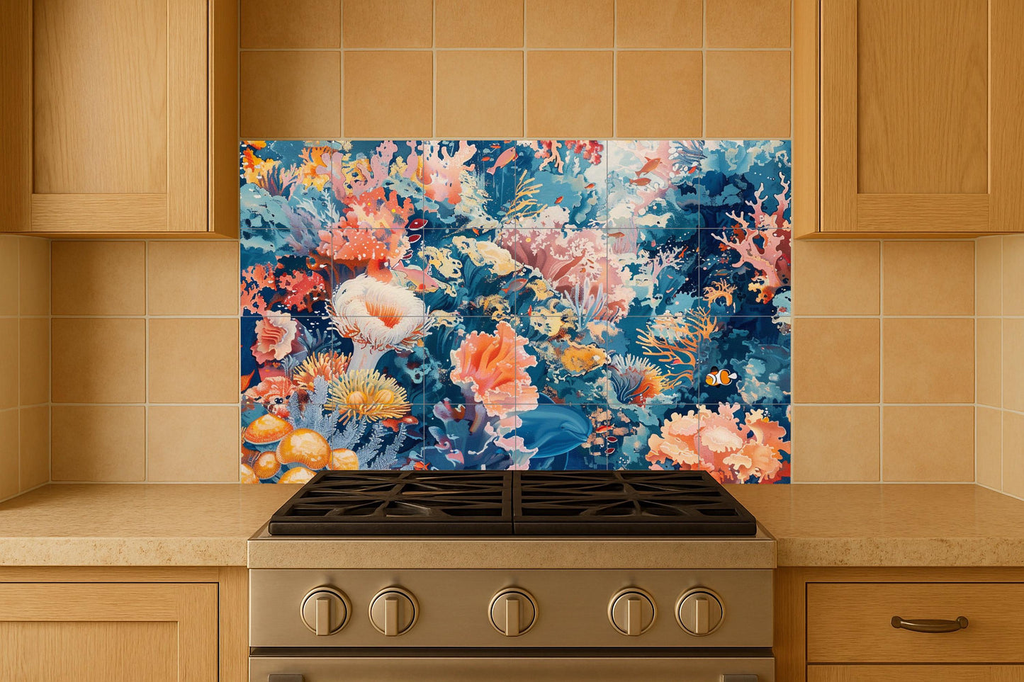 Mural de arrecife de coral