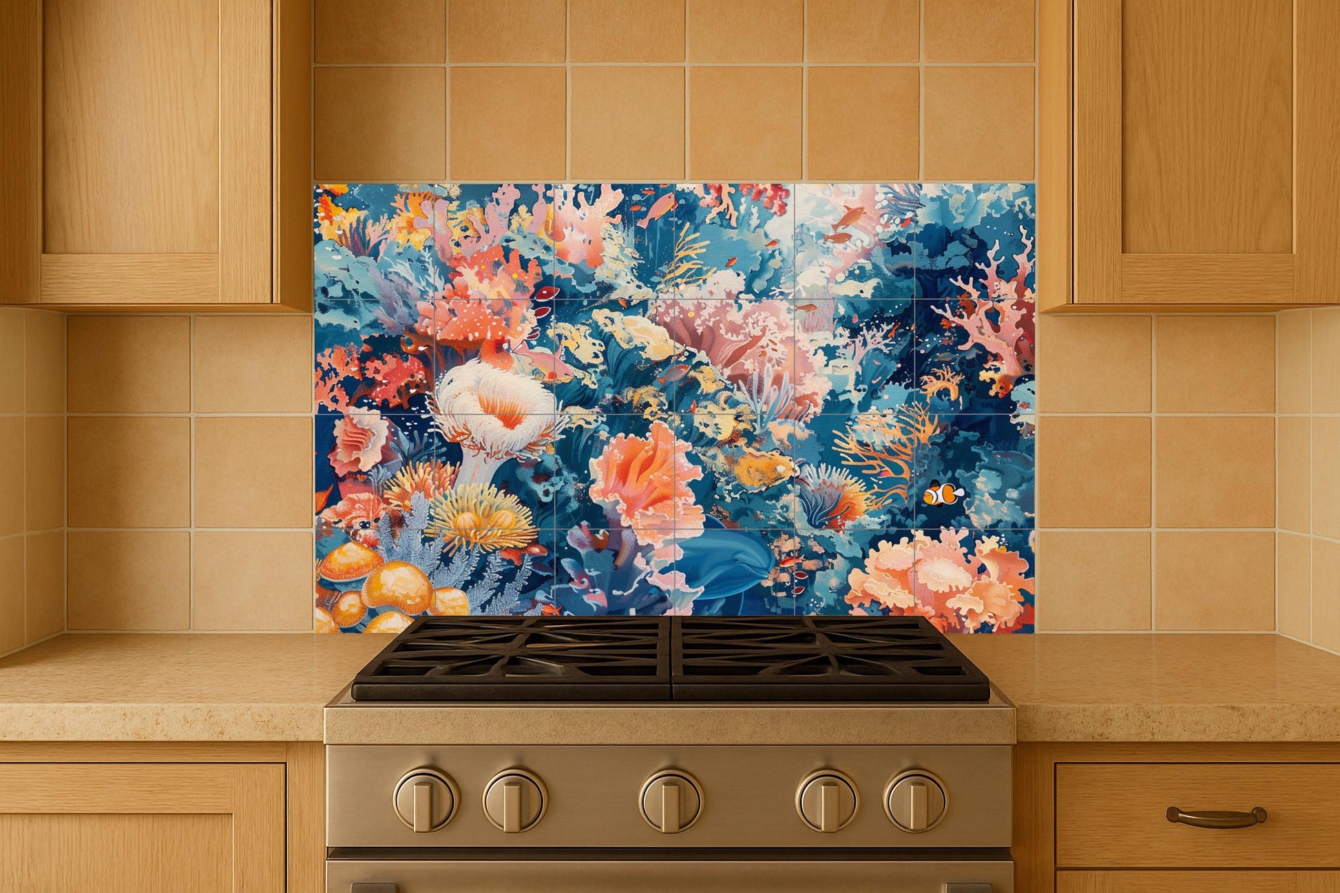 Mural de arrecife de coral