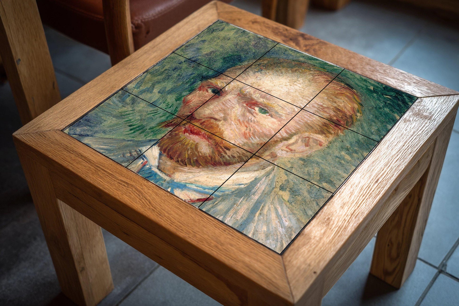 Mural de autorretrato de Van Gogh