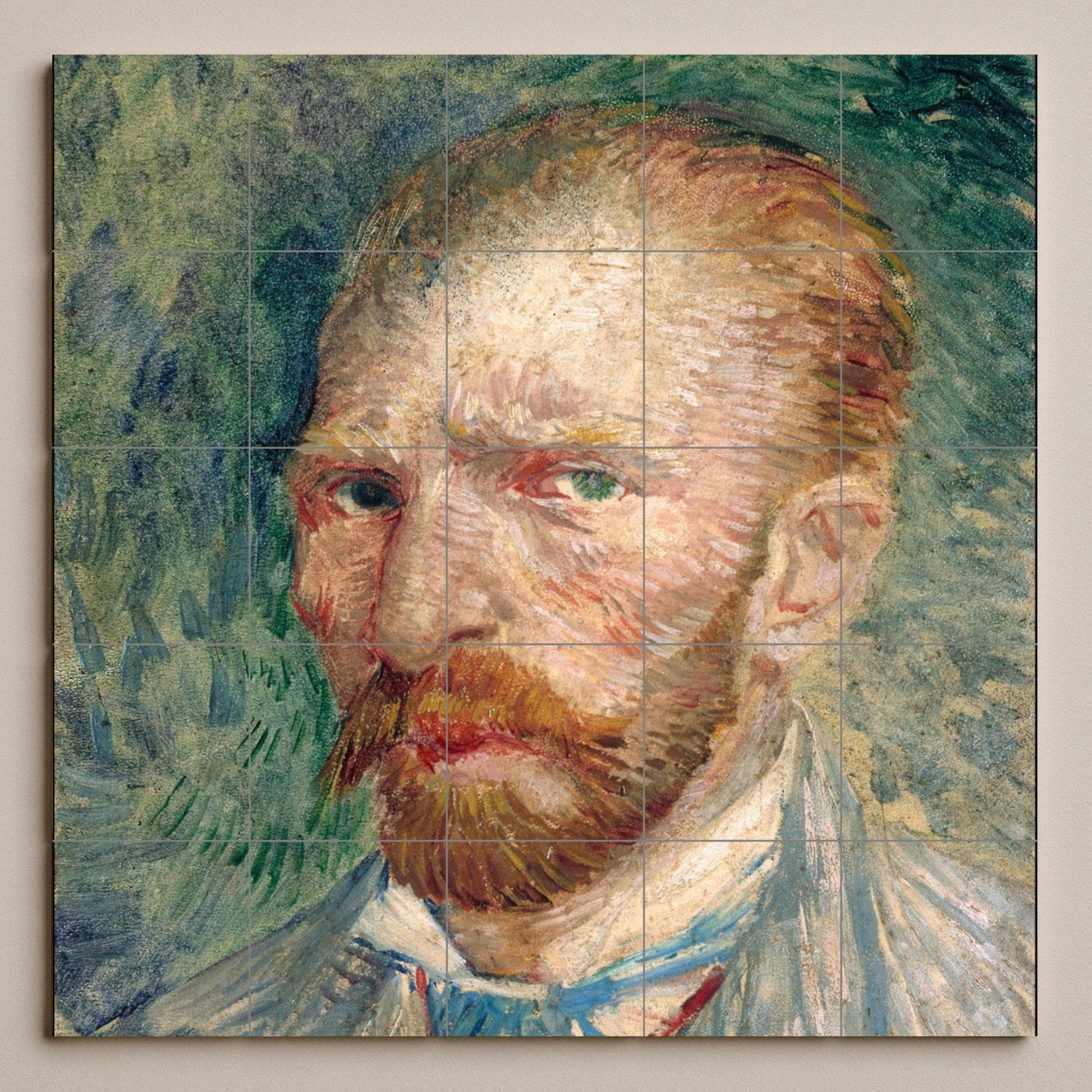Mural de autorretrato de Van Gogh
